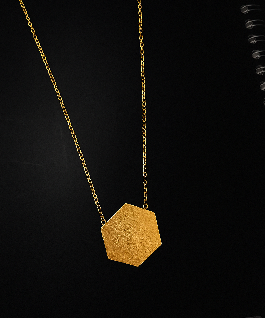 Hexagon flat Gold