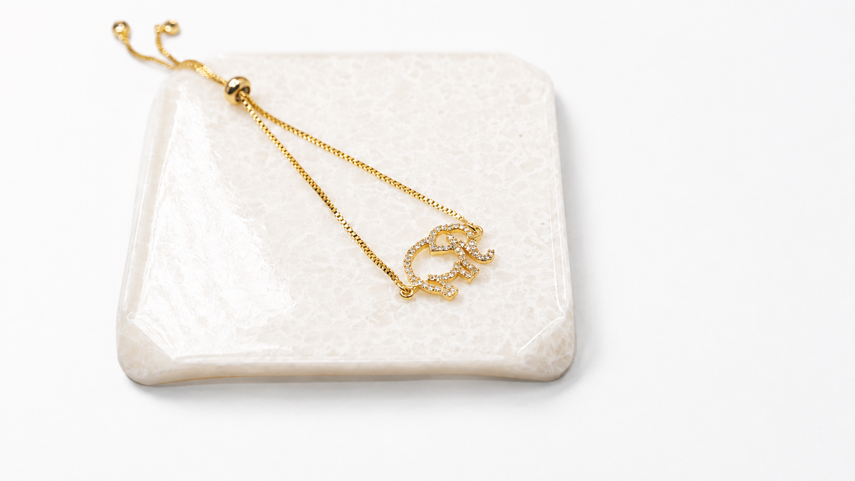 Elephant Charm Golden