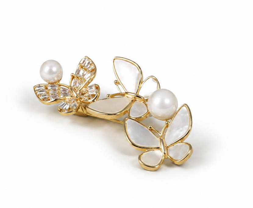 Elegant Butterfly Design Decorative Brooch Accessory