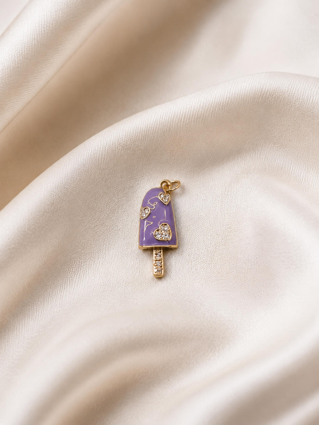 Ice Cream Candy Purple Charm