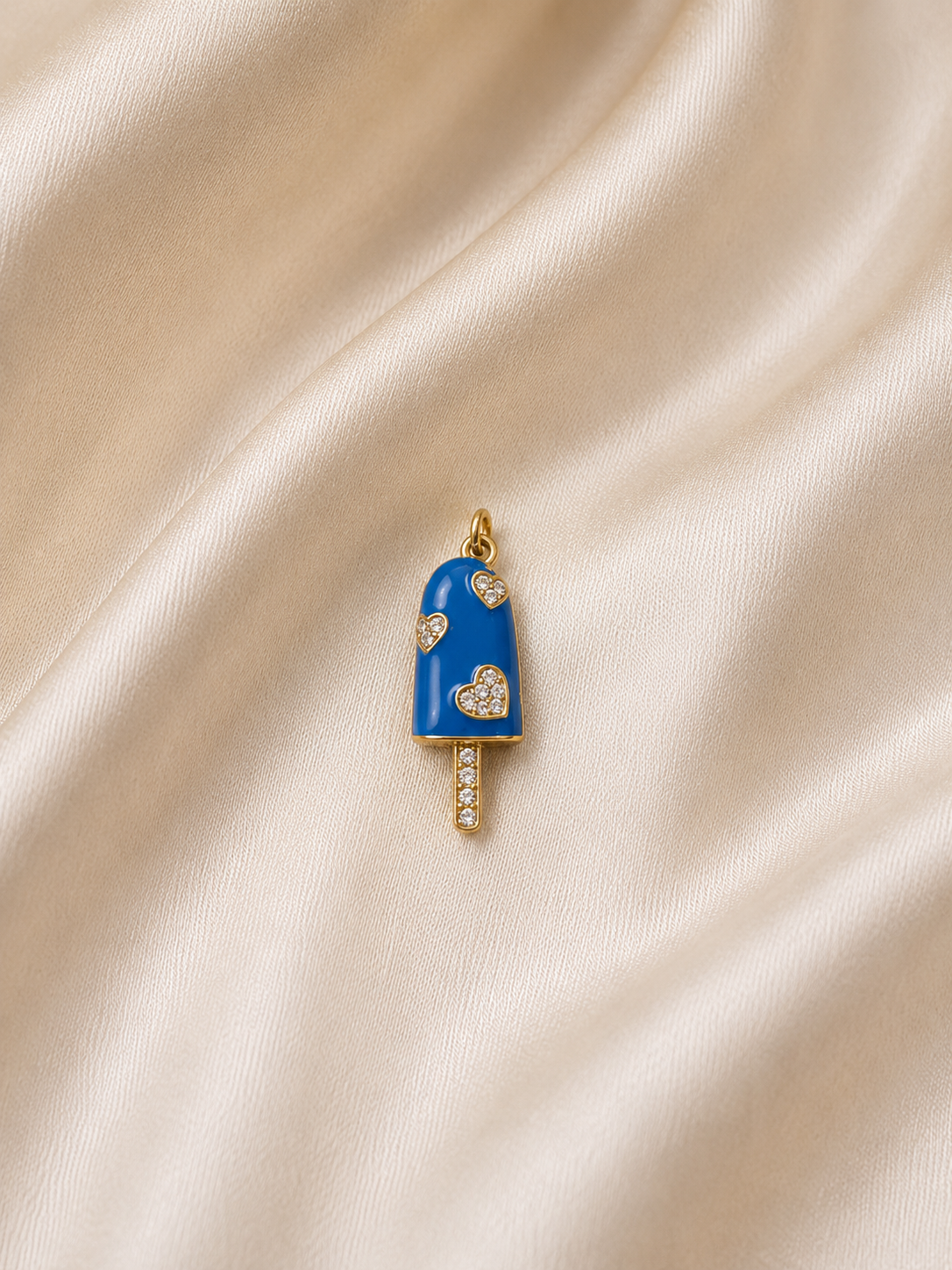 Ice Cream Candy Blue Charm