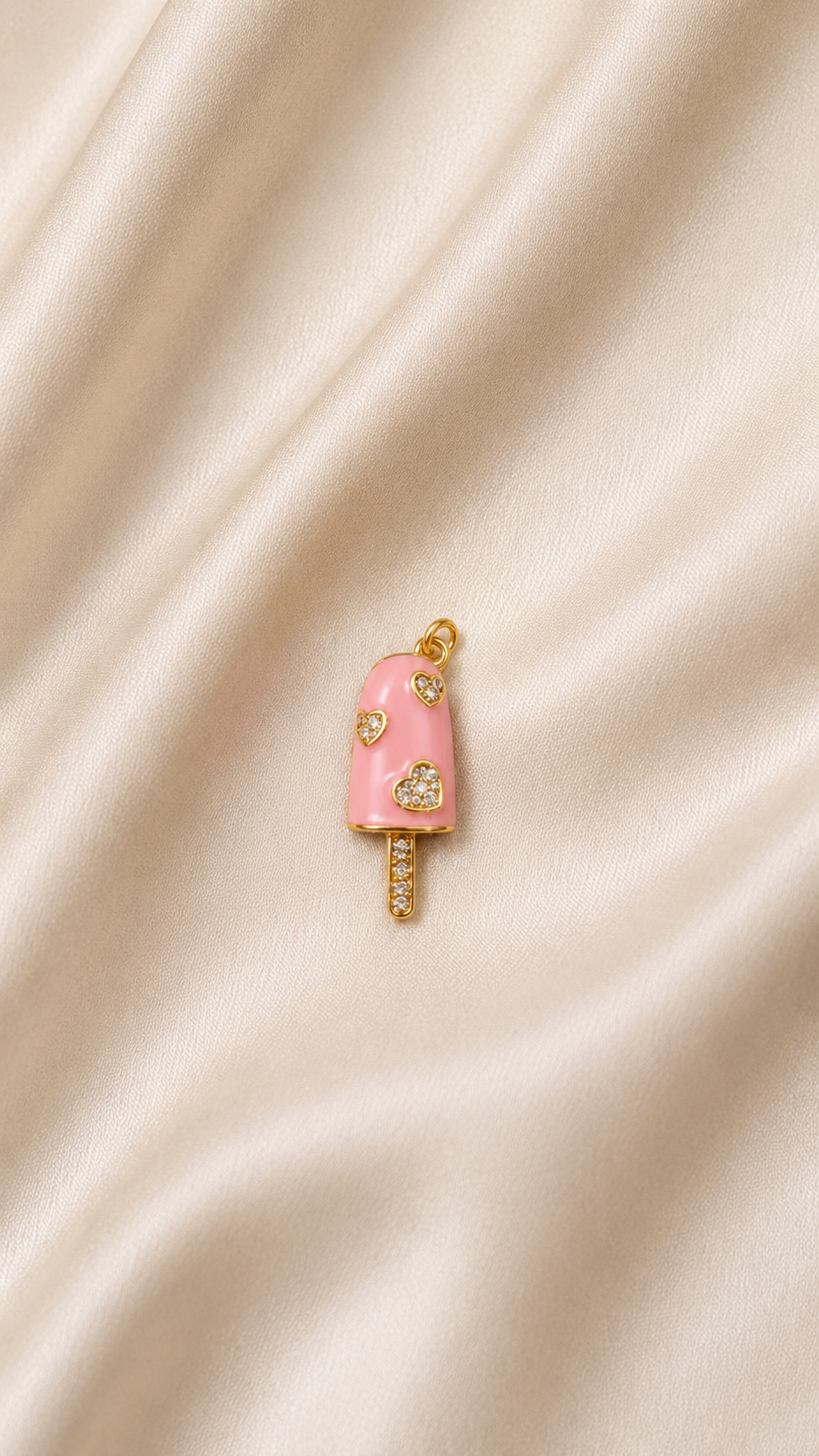Ice Cream Candy Pink Charm