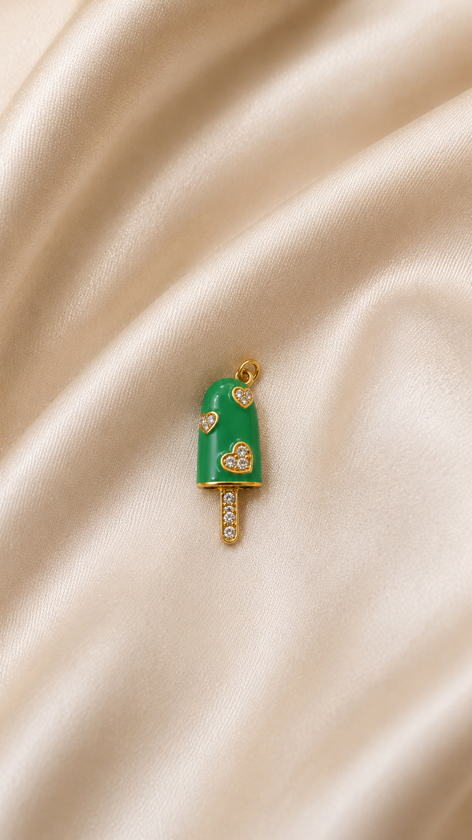 Ice Cream Candy Green Charm