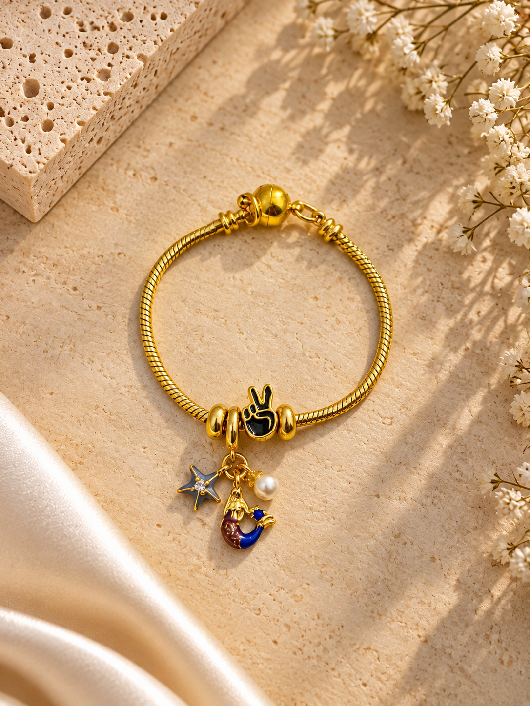Ocean Muse Charm Bracelet
