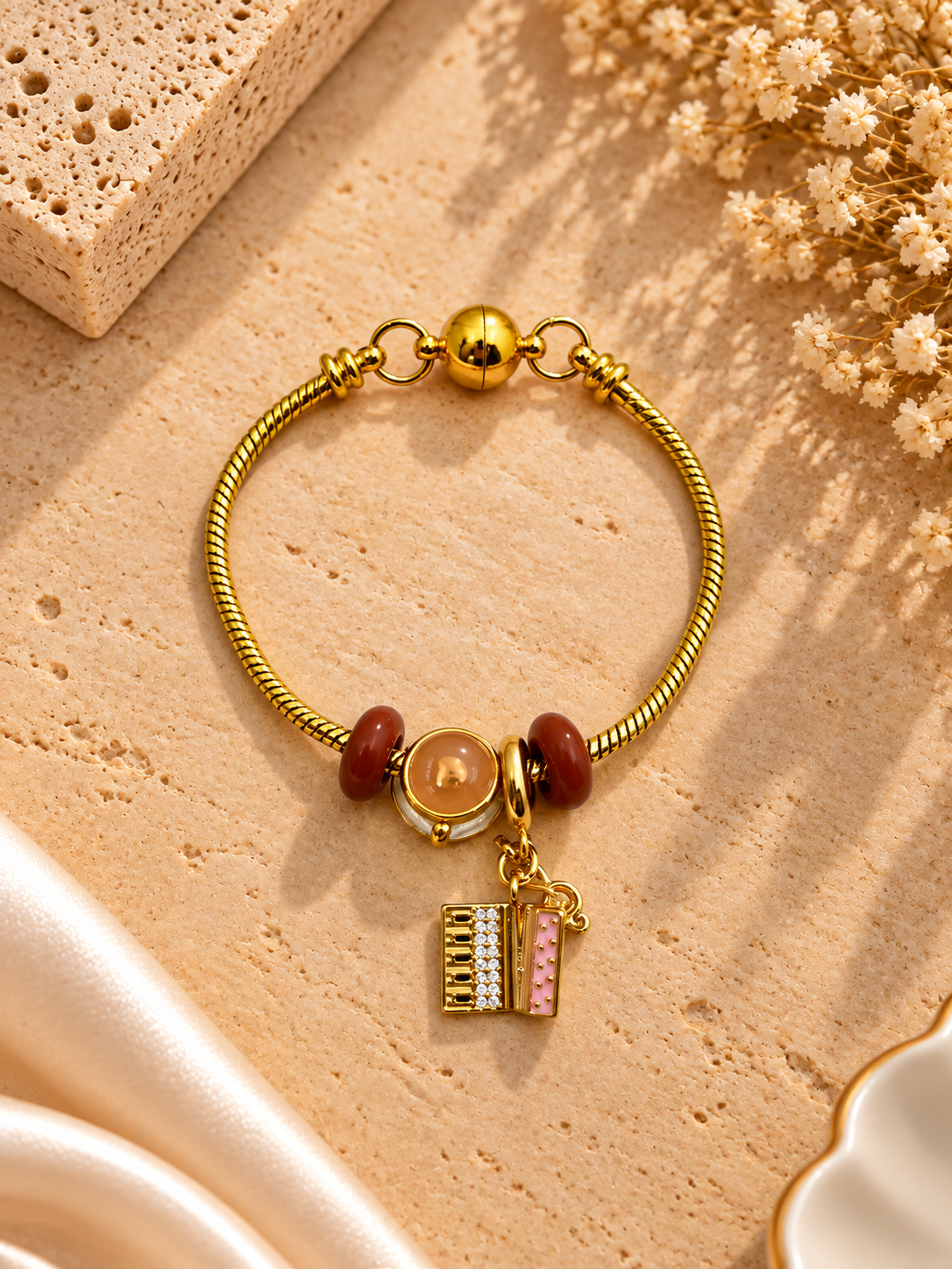 Caramel Couture Charm Bracelet