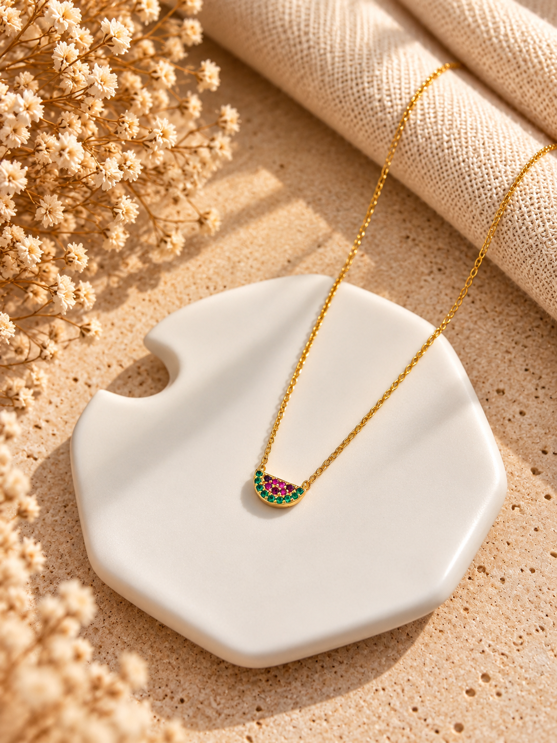 Melon Pop Necklace