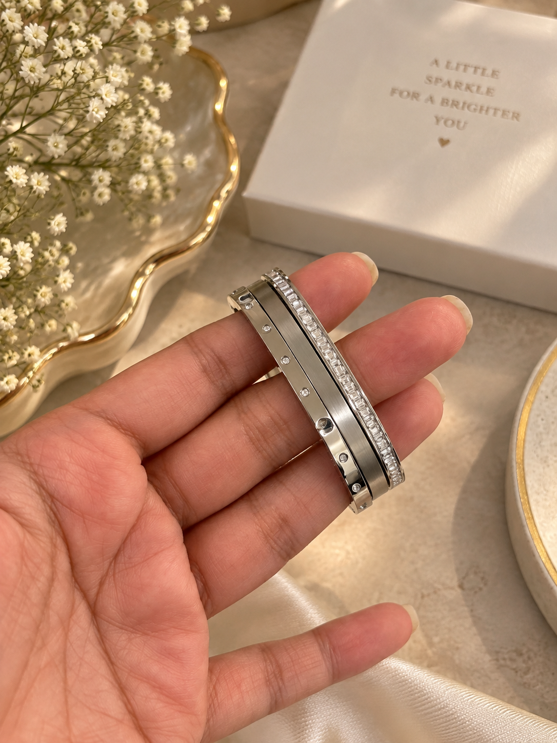 Oval Magic Small Size Silver Stack
