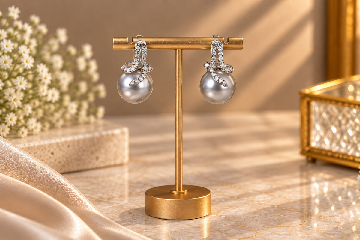 Luxe Pearl Drop Earrings