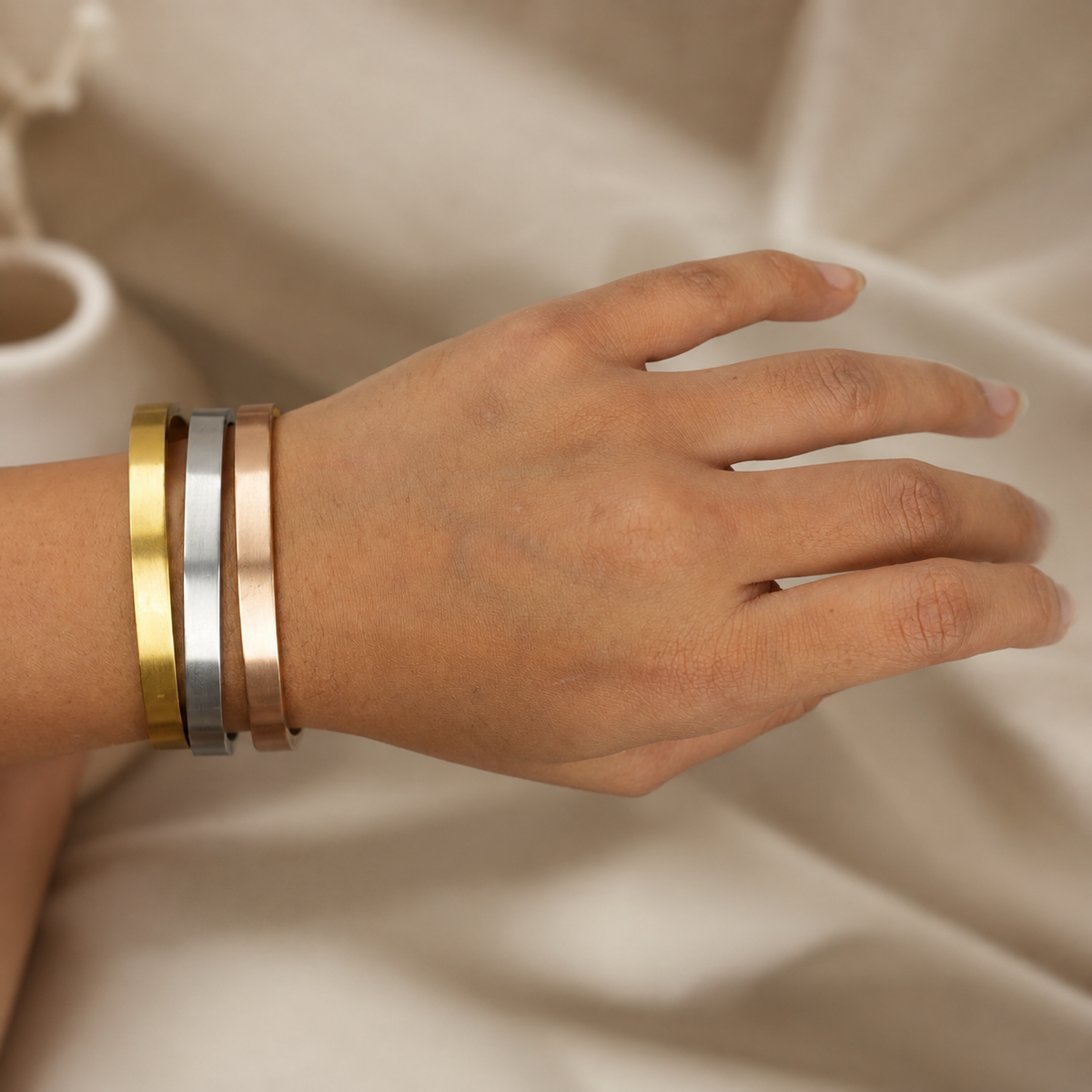 Matte RoseGold Bold Square (Big)