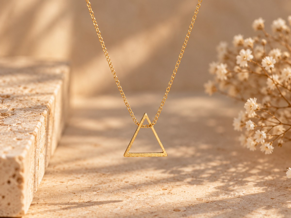 Triangle Hallow Gold