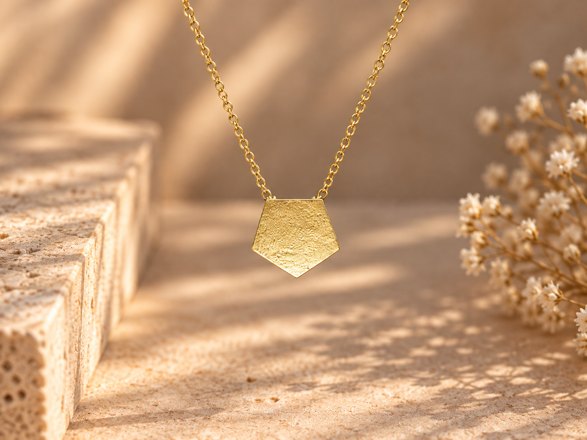 Pentagon Flat Gold