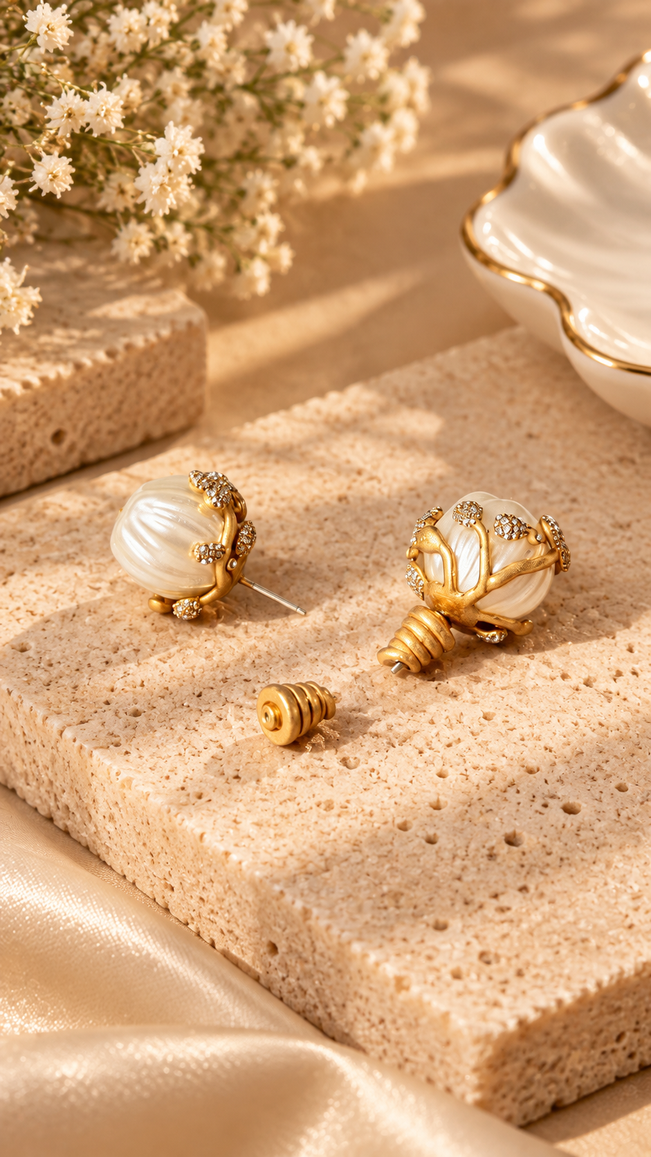 Coastel Pearl Double Trouble Earring