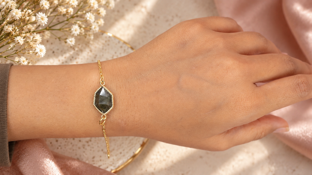 Diomond Cut Amethyst Bracelet