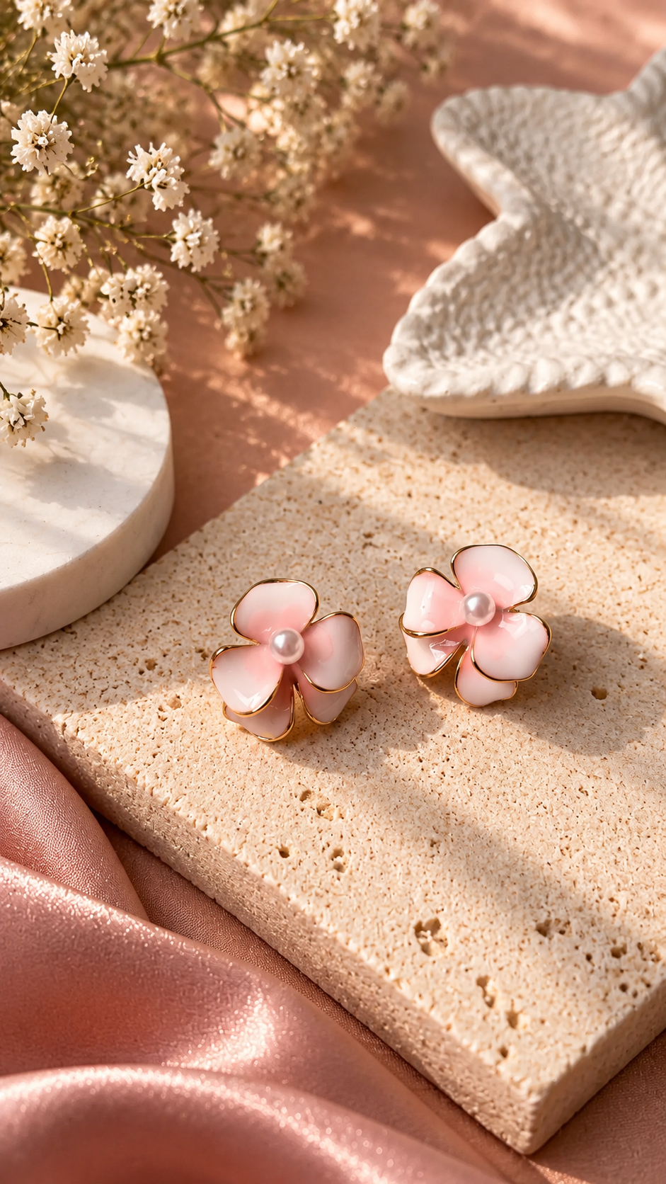 Pink Horizon Earring