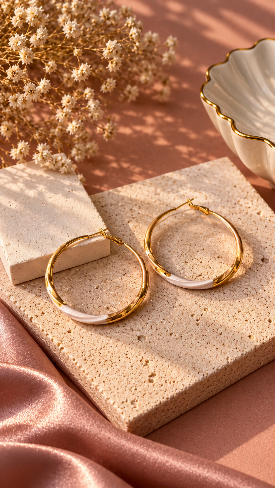 Elegant Twisted Hoop Earrings for Everyday Wear