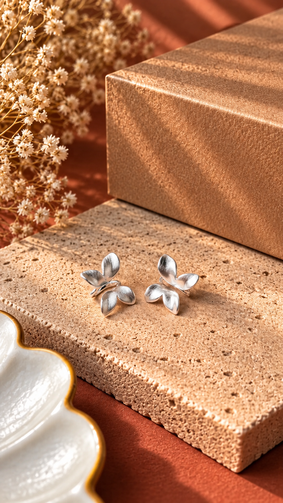 Dainty Butterfly Stud Earrings for Everyday Wear