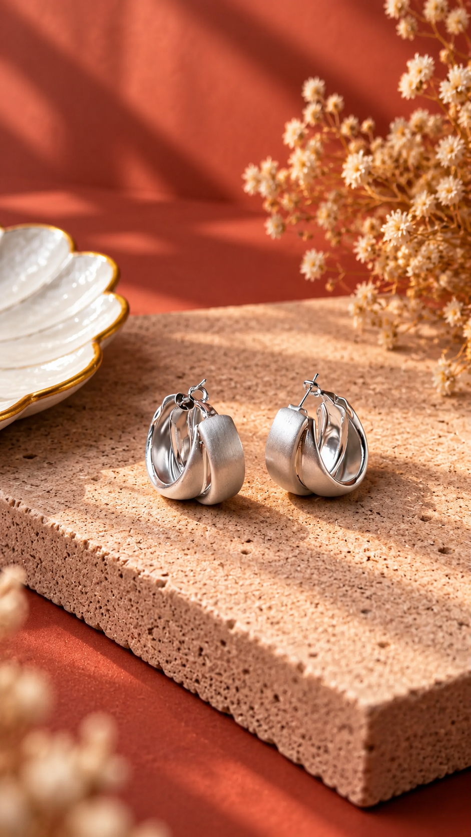 Elegant Polished Hoop Earrings for Everyday Wear