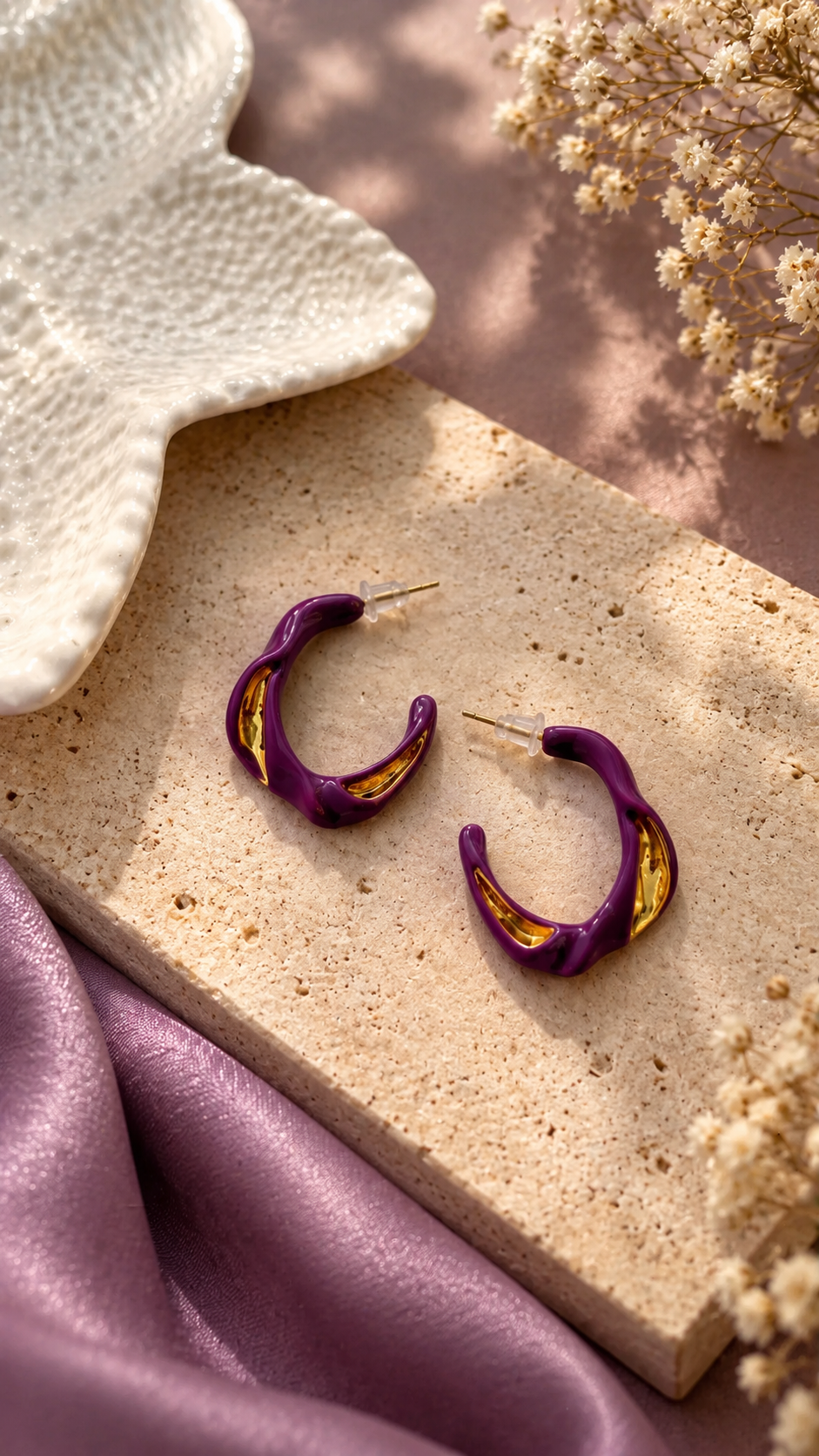 Elegant Curved Hoop Earrings for Everyday Wear