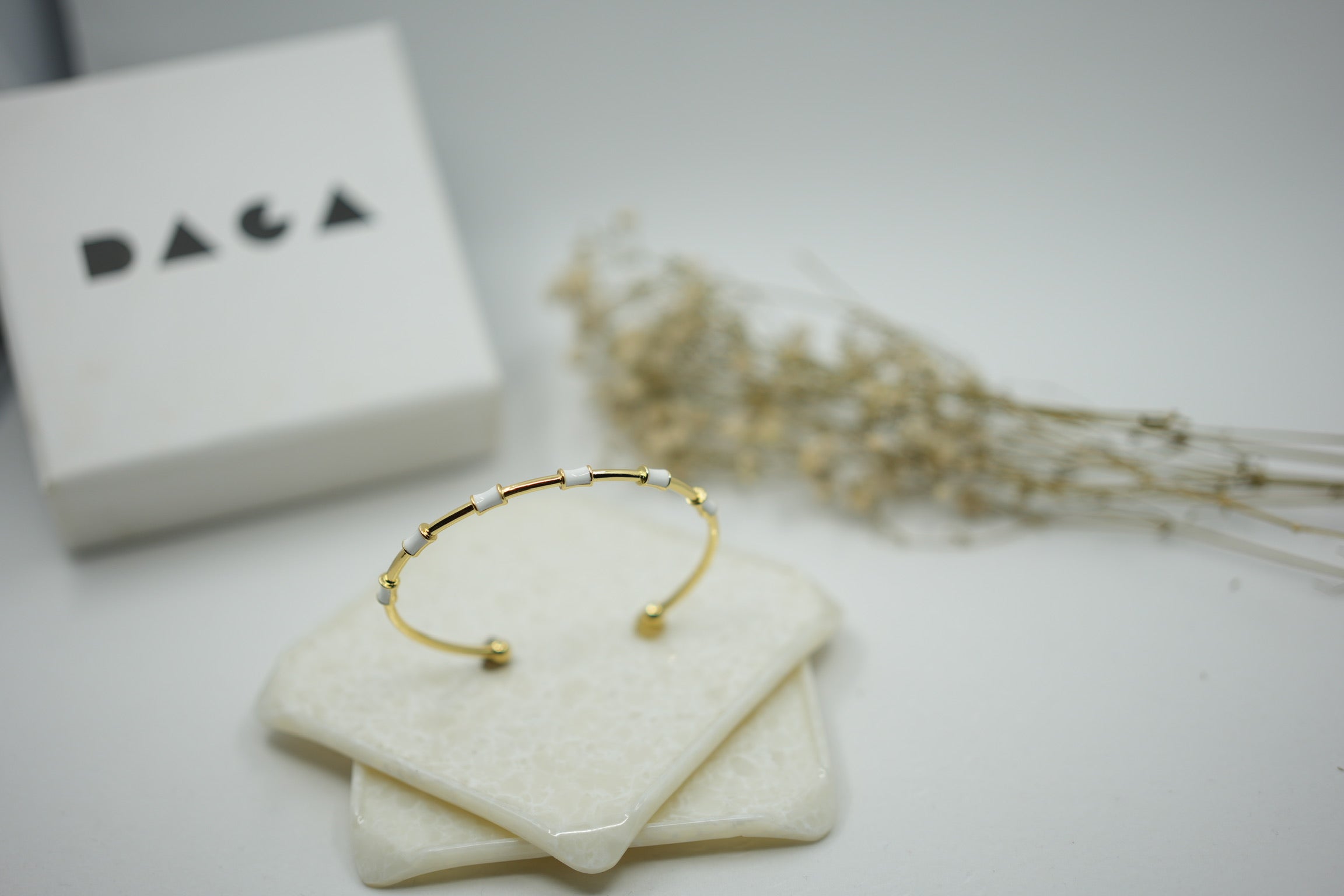Stainless steel Delicate Enamel cuff