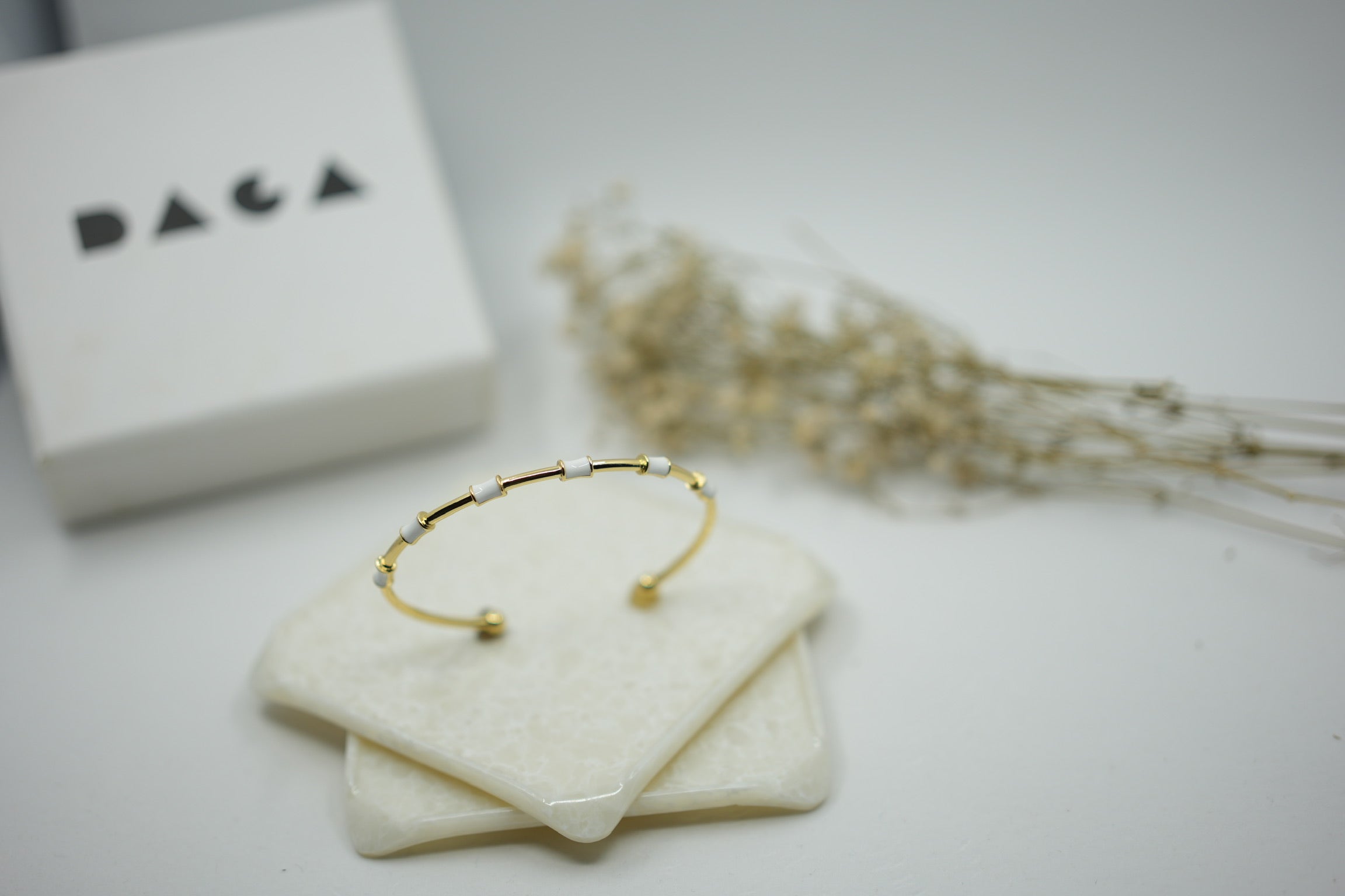 Stainless steel Delicate Enamel cuff