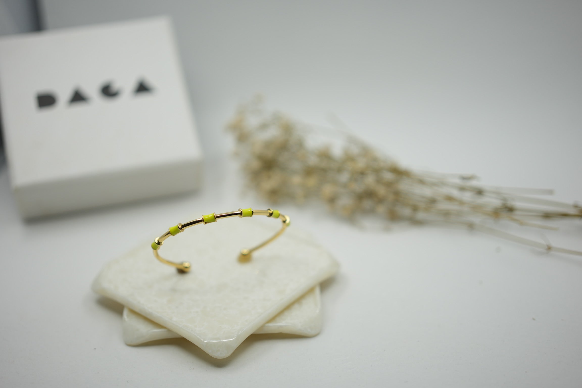 Stainless steel Delicate Enamel cuff