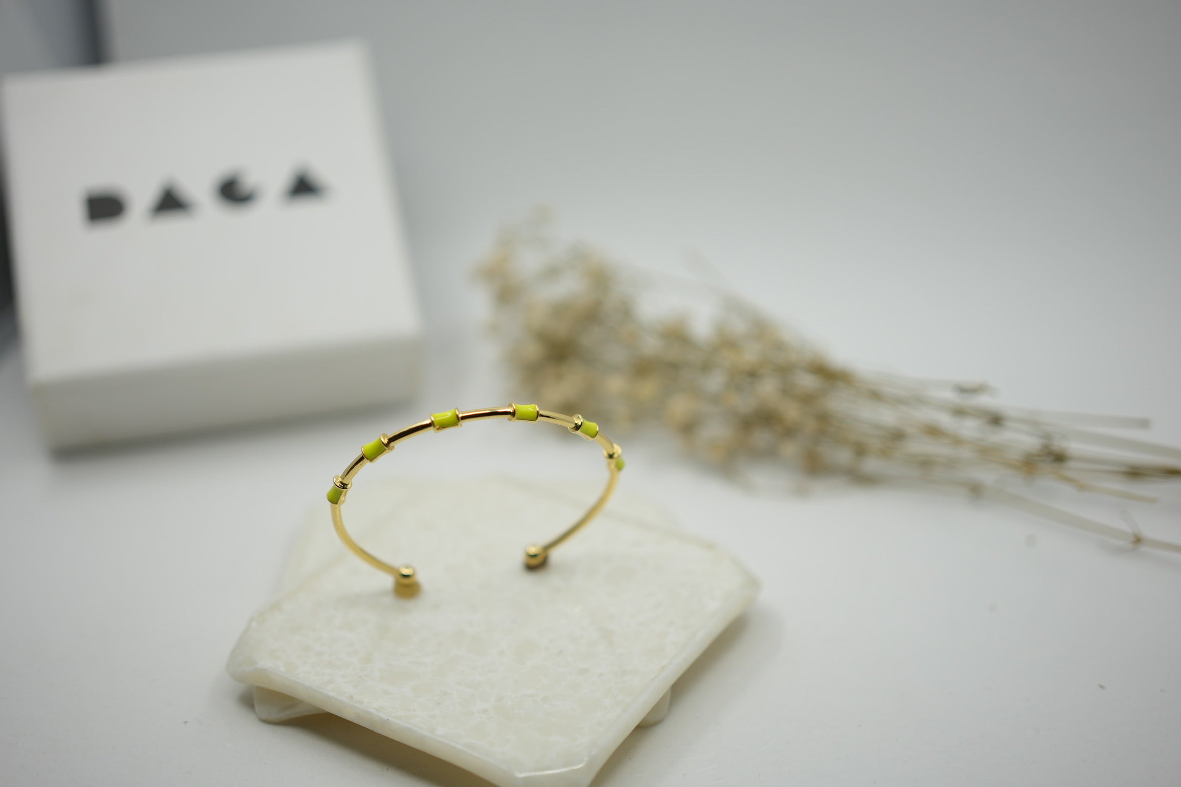 Stainless steel Delicate Enamel cuff