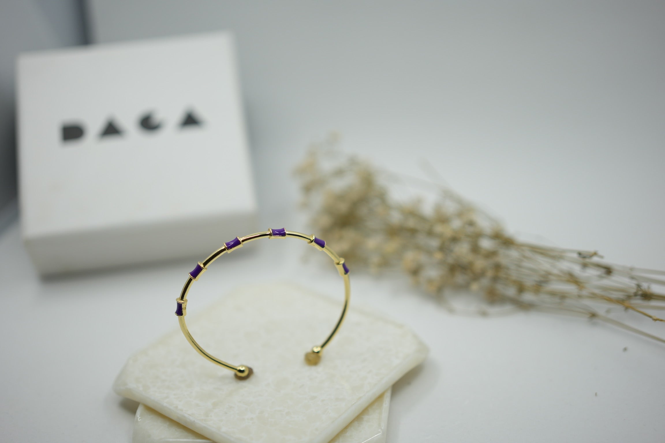 Stainless steel Delicate Enamel cuff