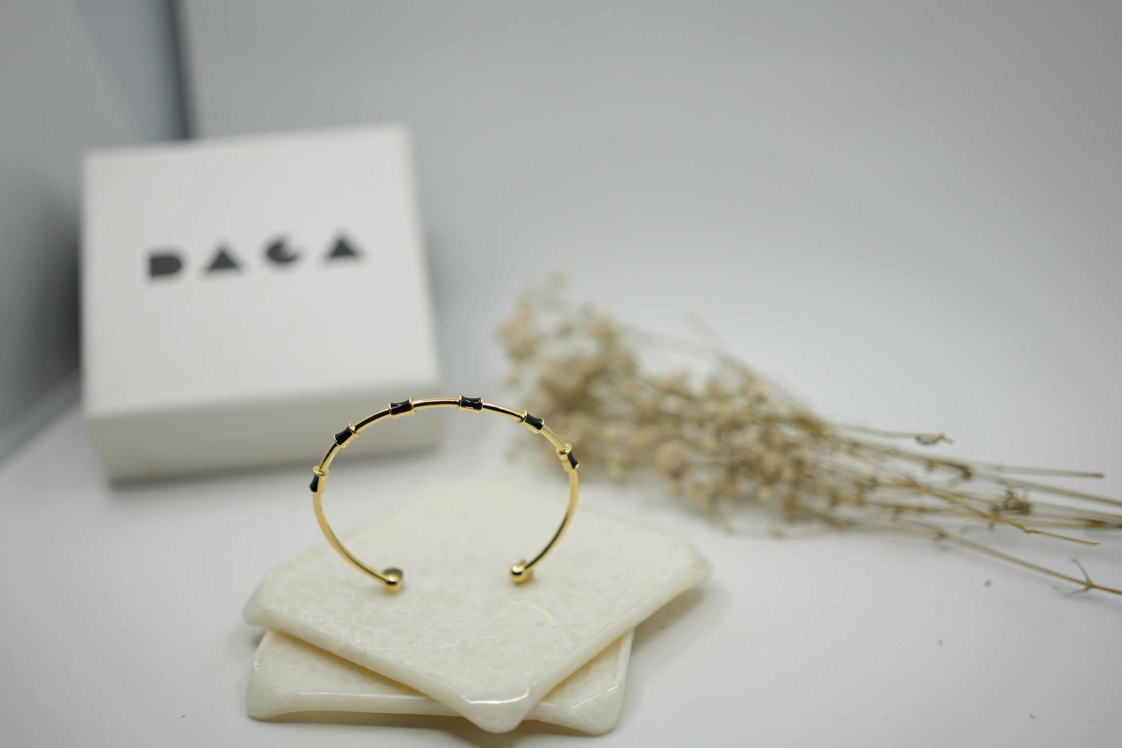 Stainless steel Delicate Enamel cuff