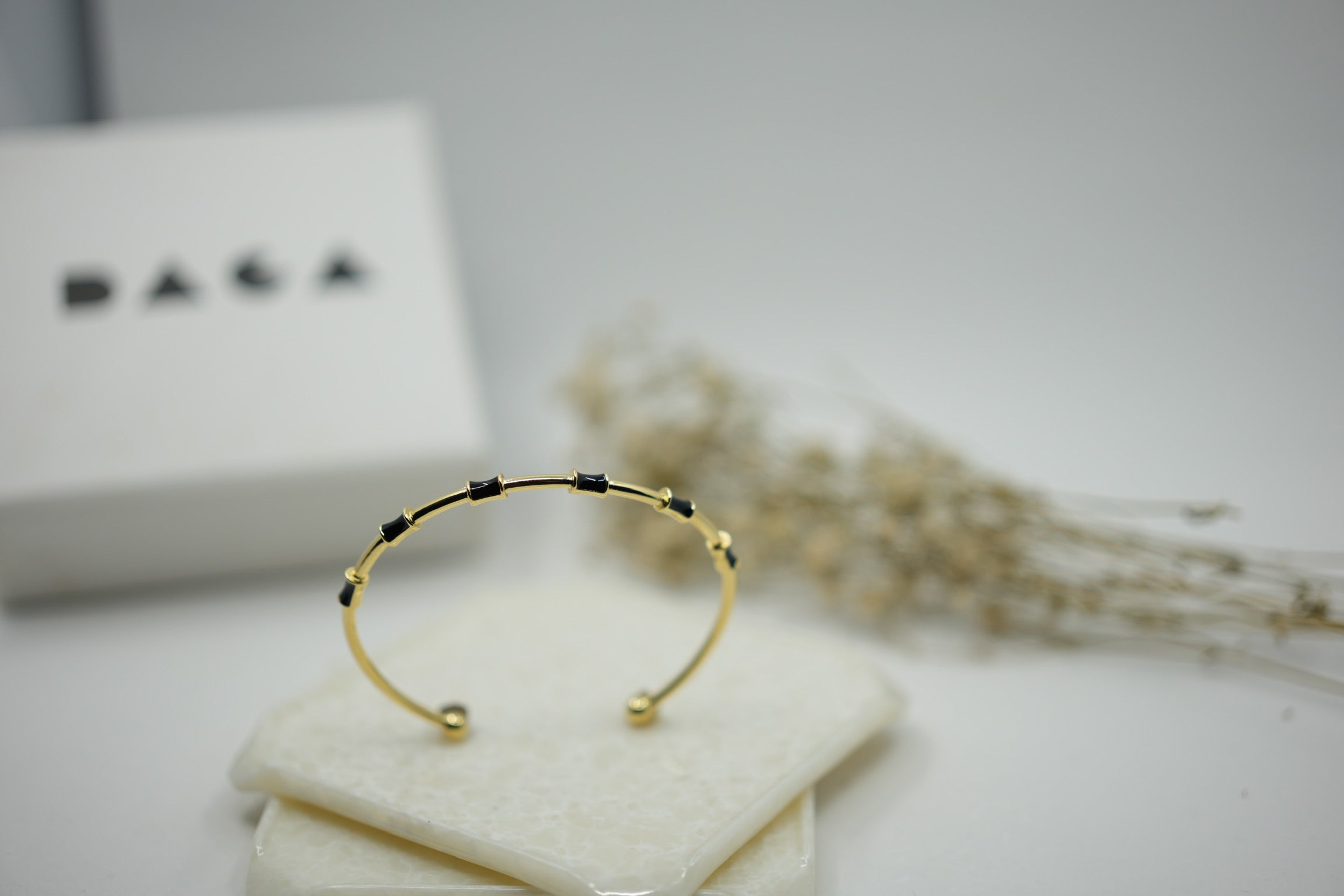 Stainless steel Delicate Enamel cuff