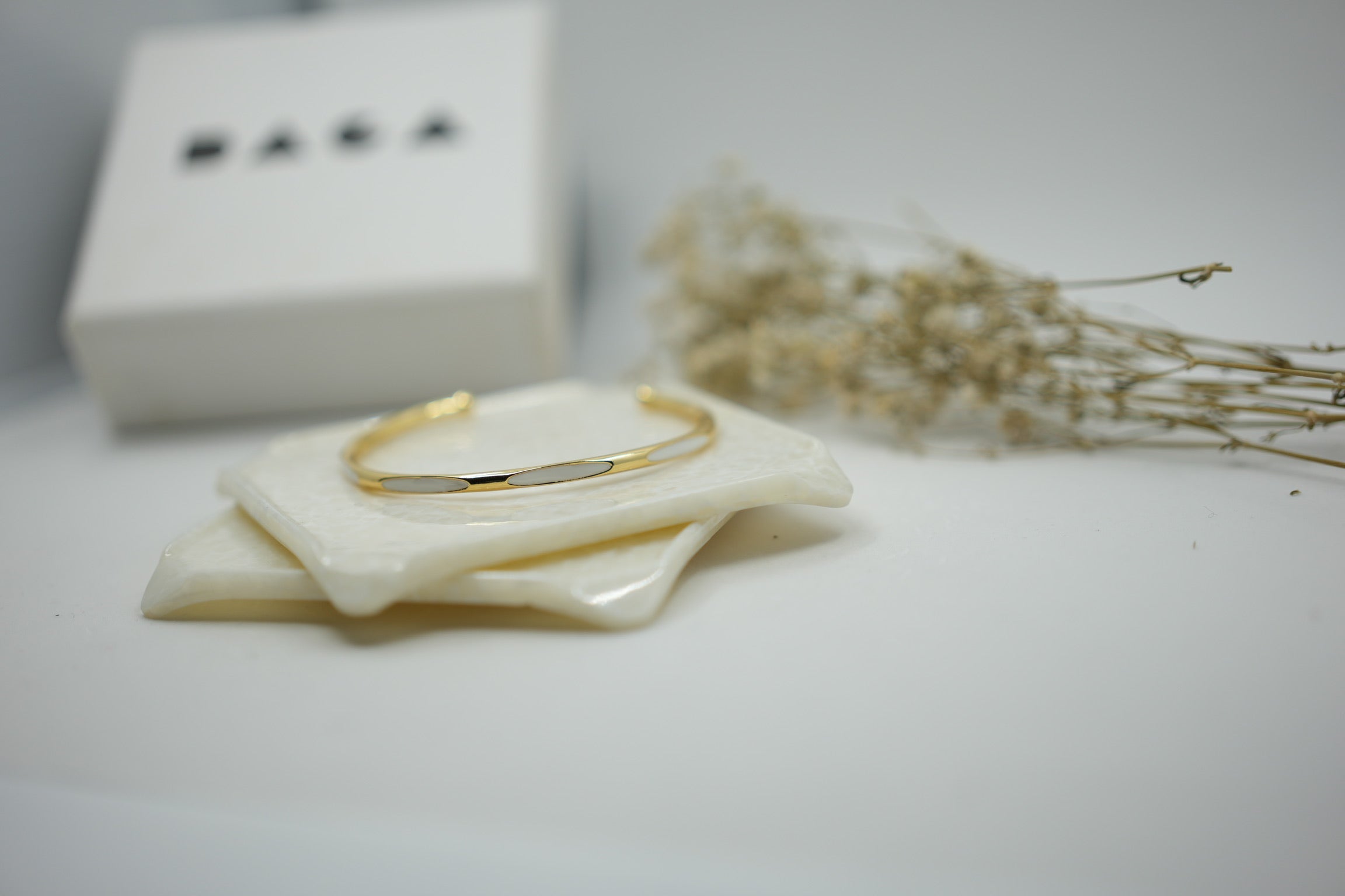 Stainless Steel Snake style Enamel cuff