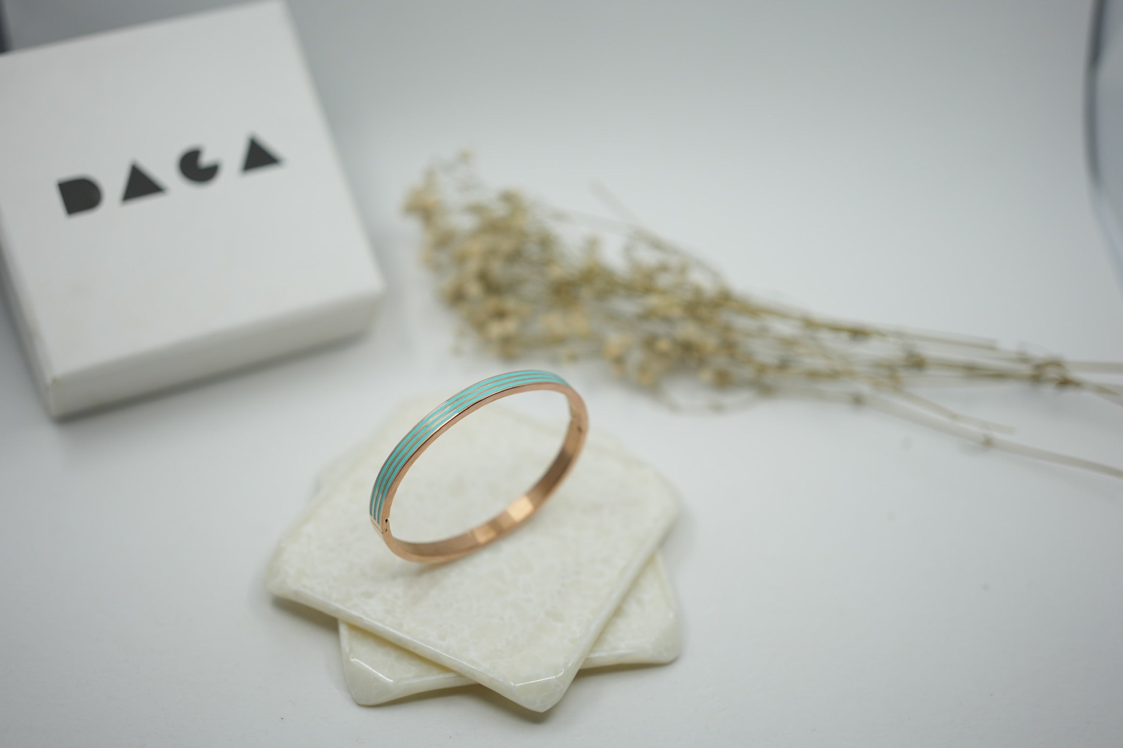 Stainless steel Band style Enamel cuff