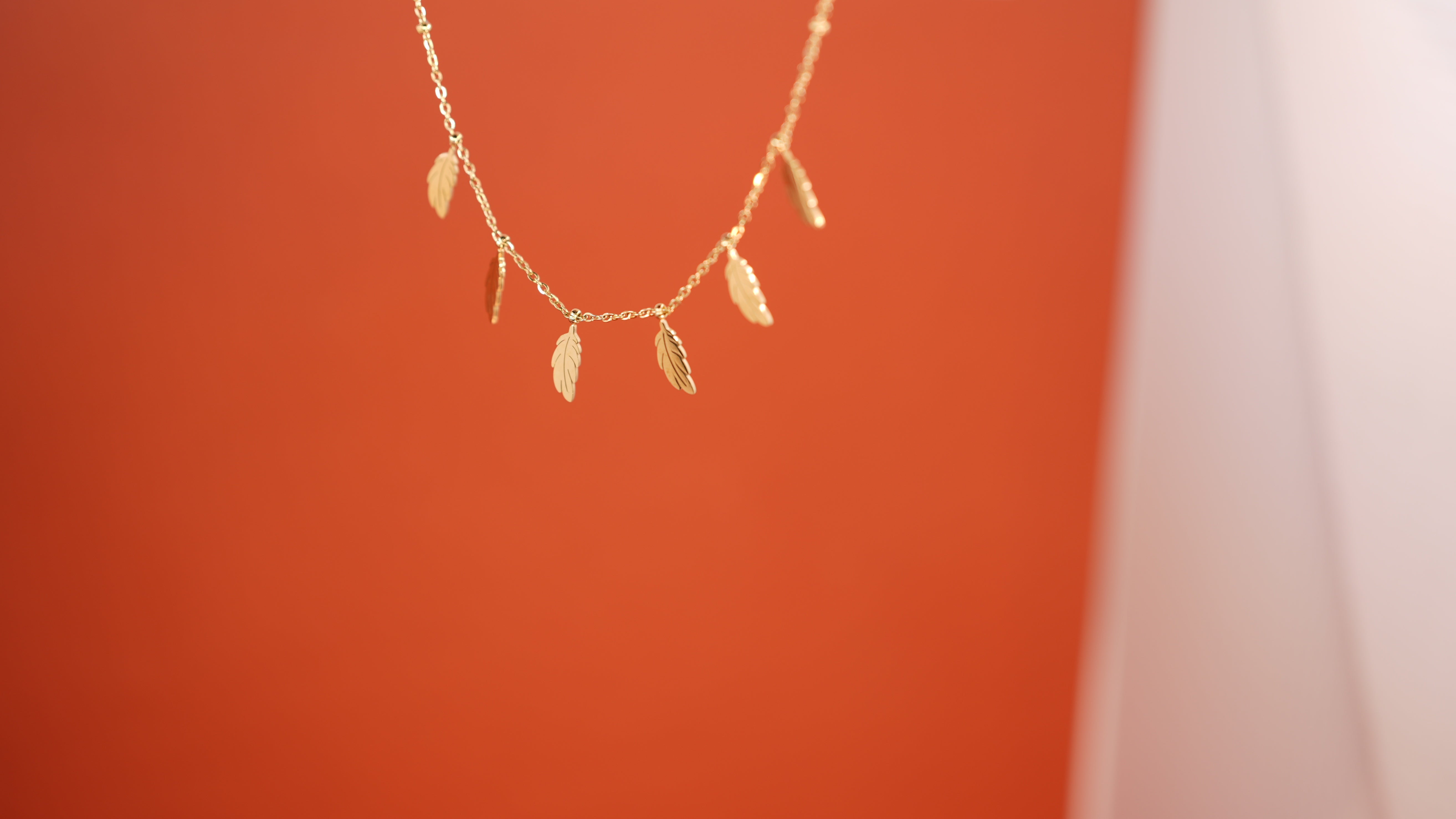 Golden Bloom Charm Necklace