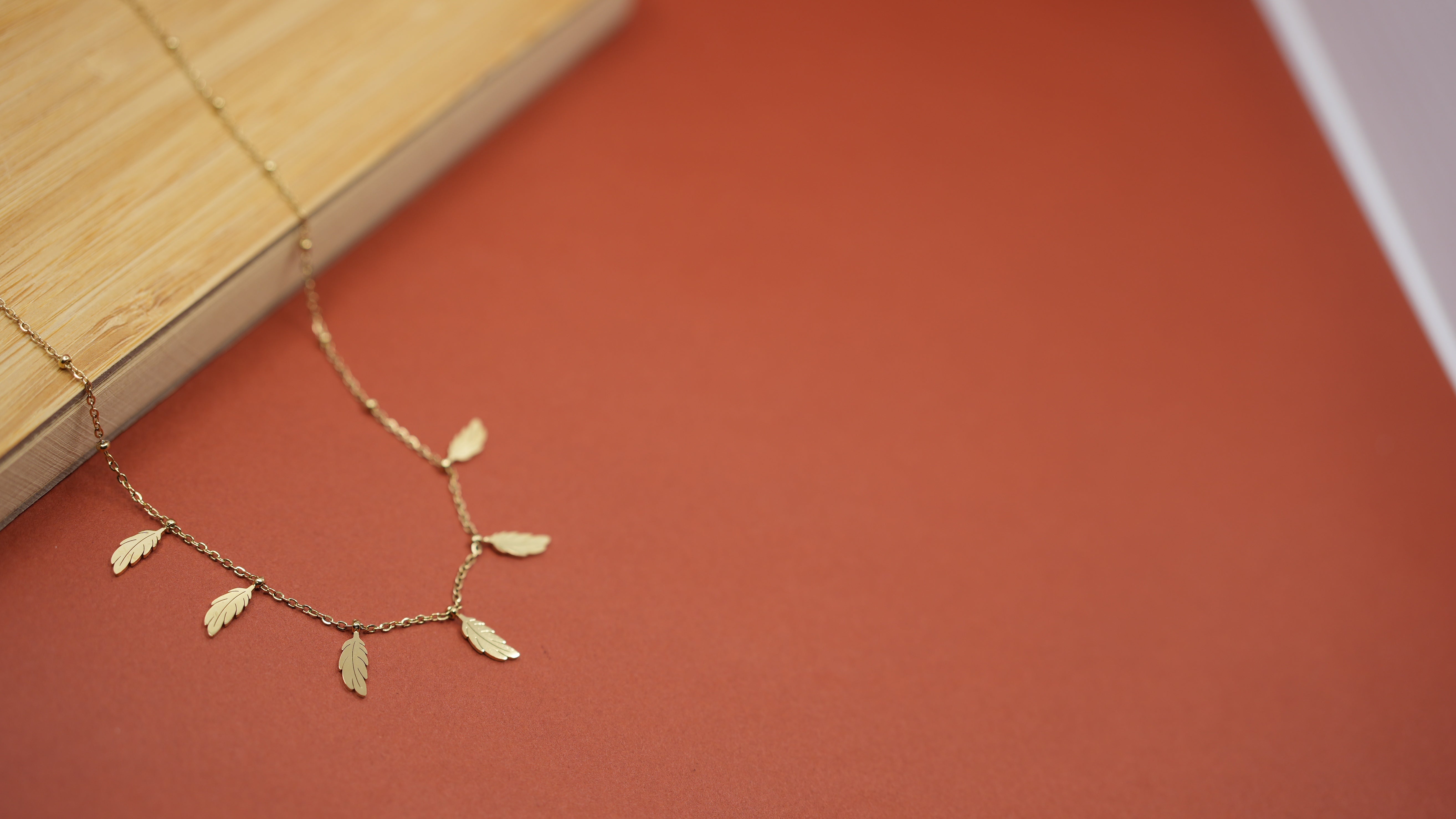 Golden Bloom Charm Necklace
