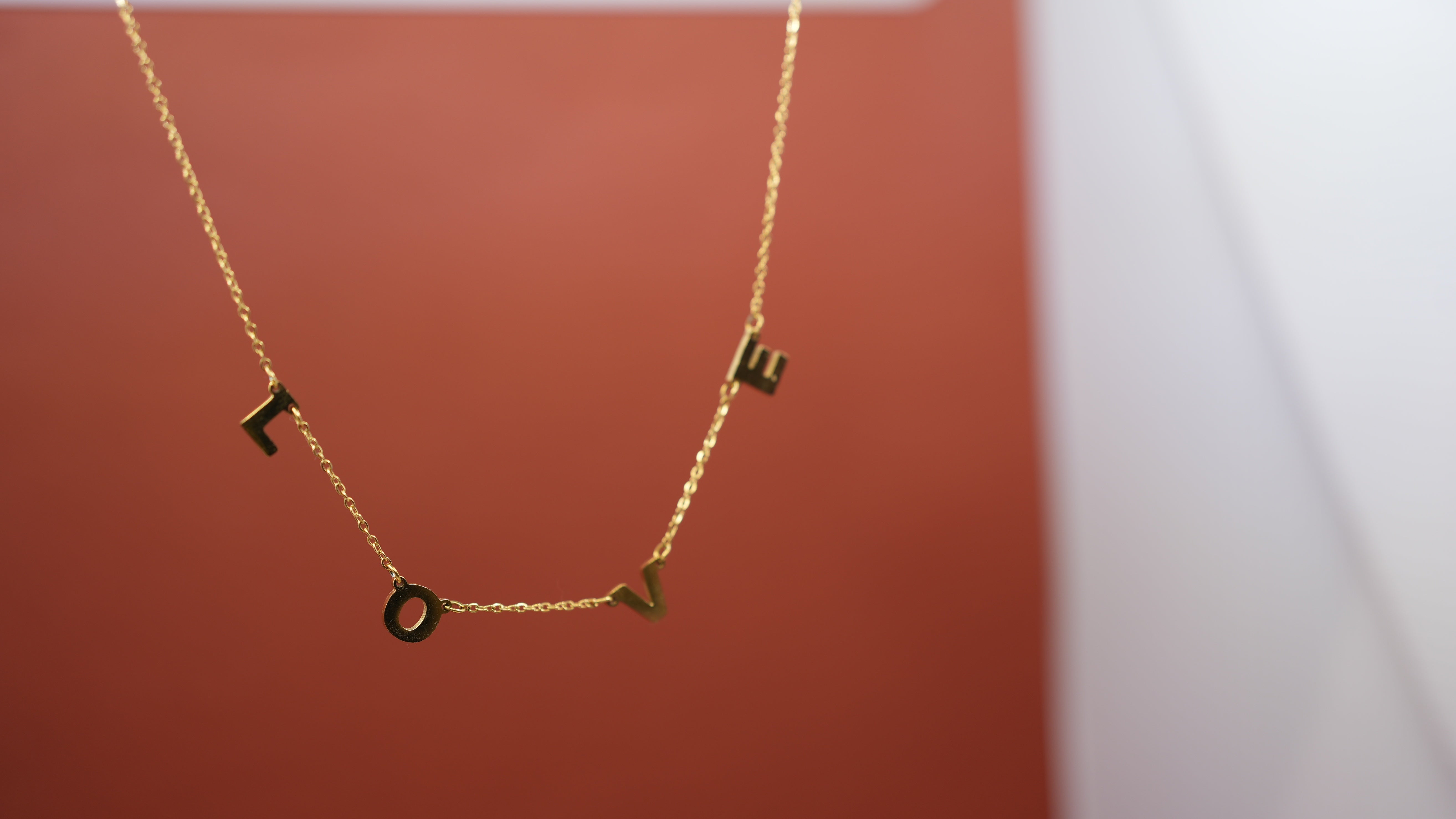 Love You Charm Necklace