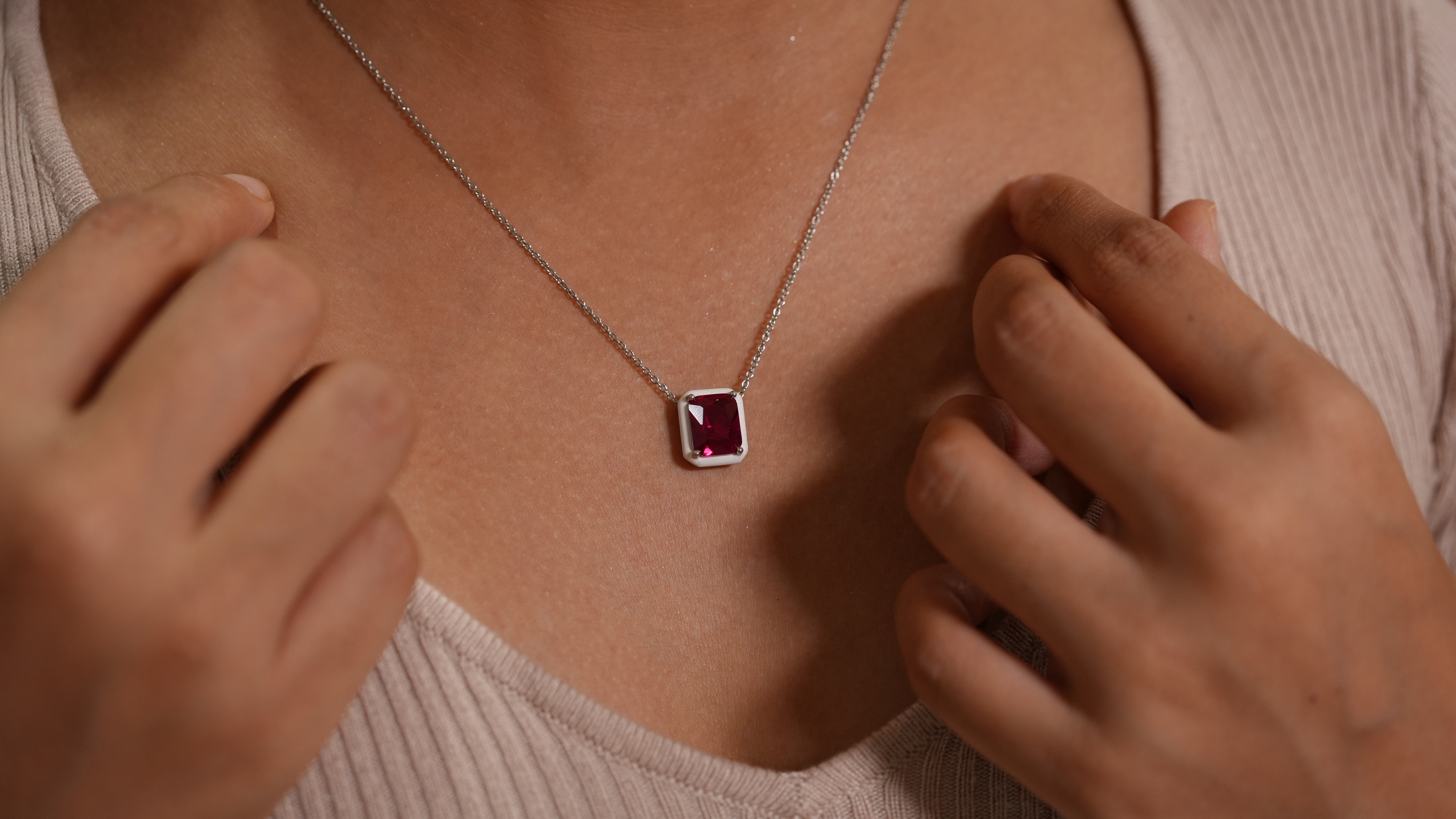Crystal Blush Necklace