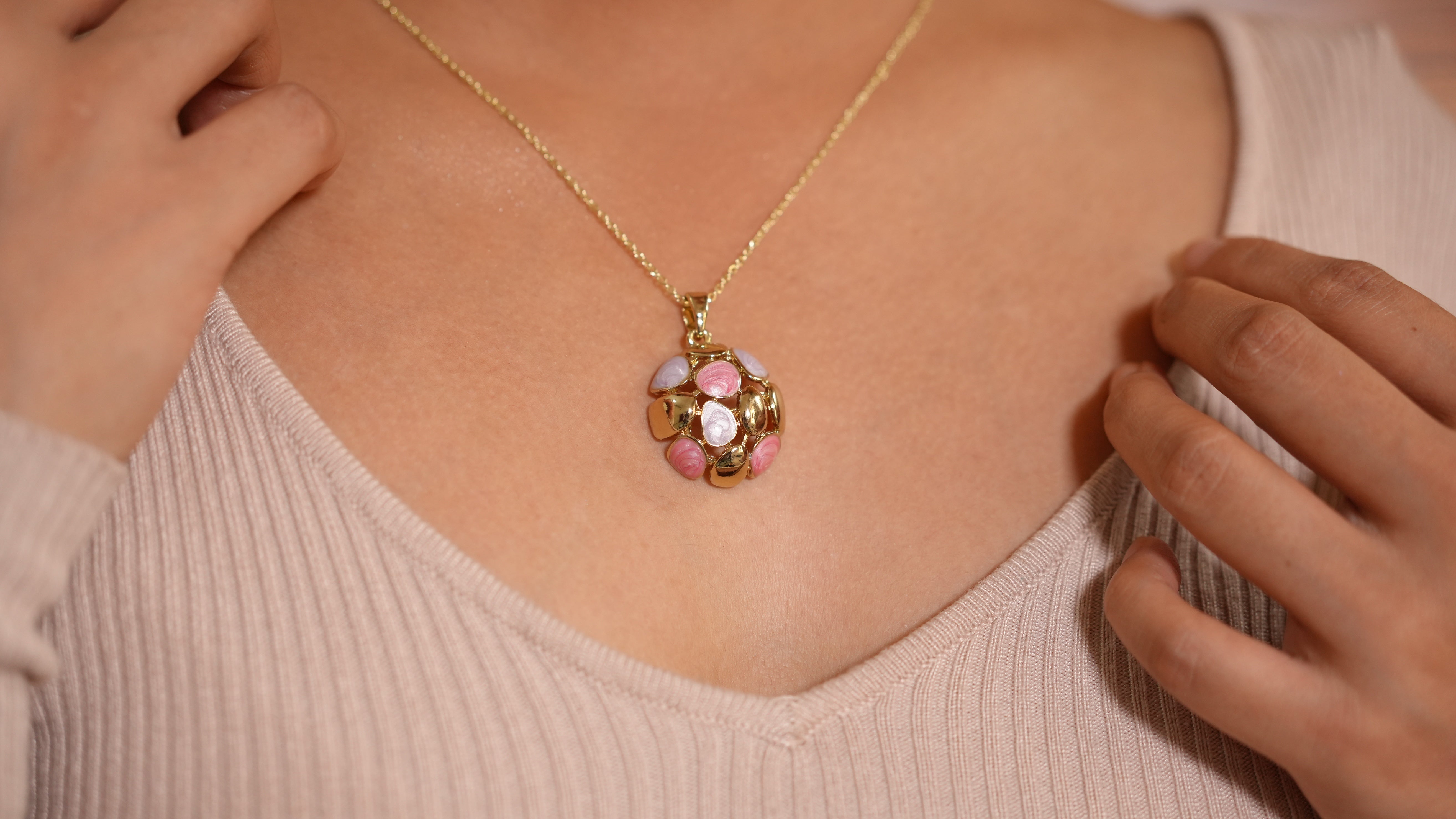Candy Crush Enamel Necklace