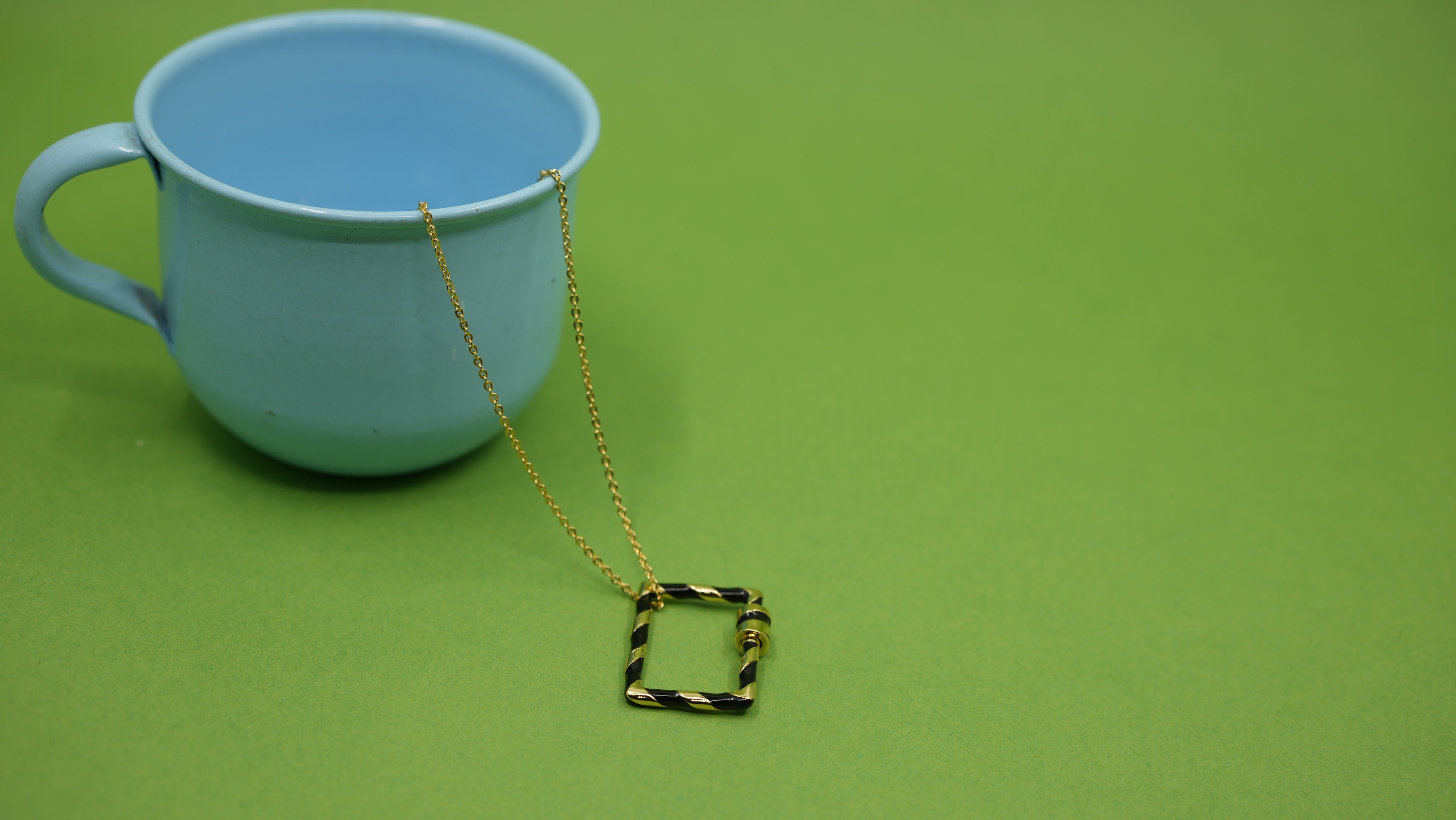 Candy Link Necklace Black