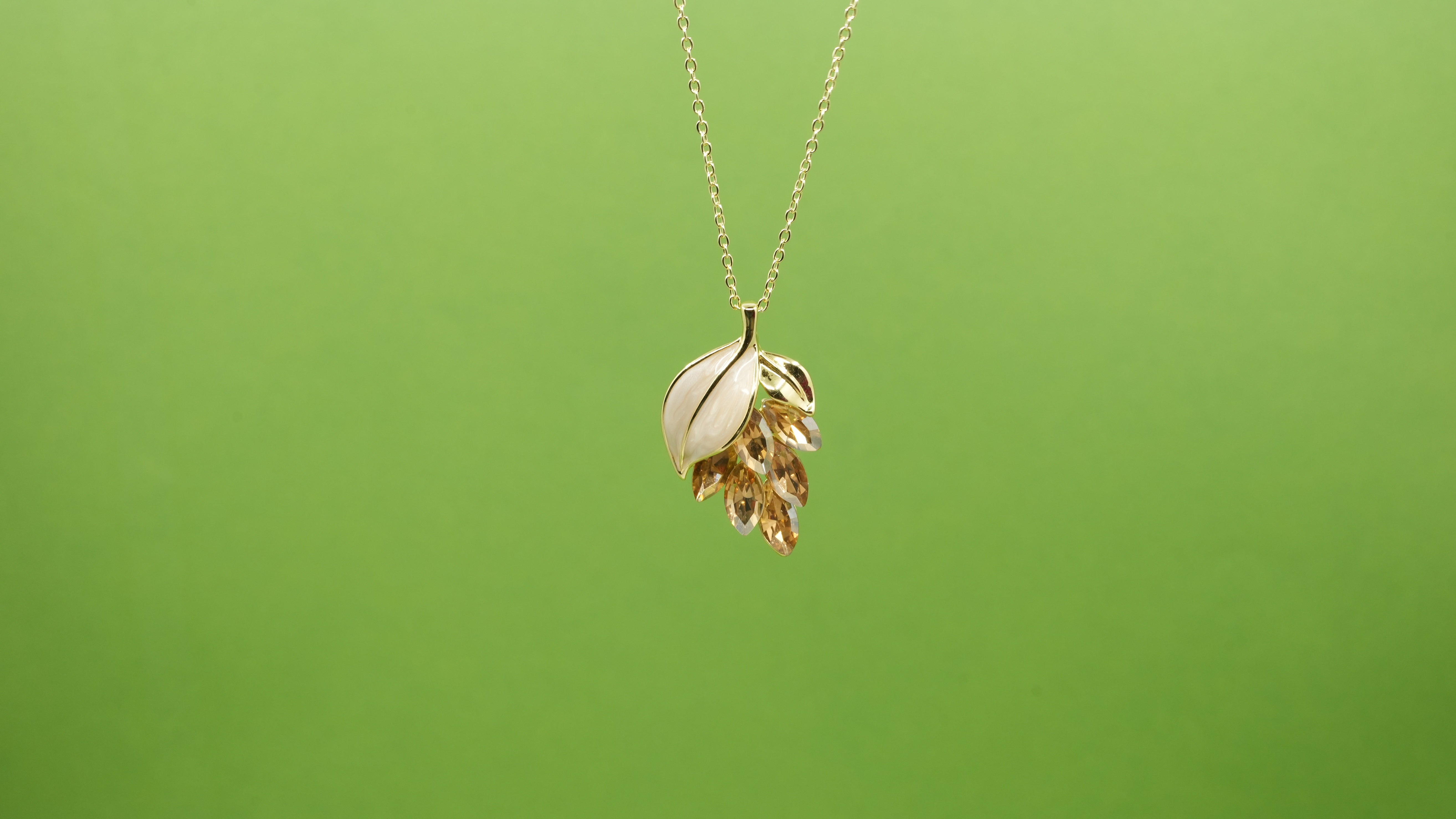 Golden Grapes Necklace
