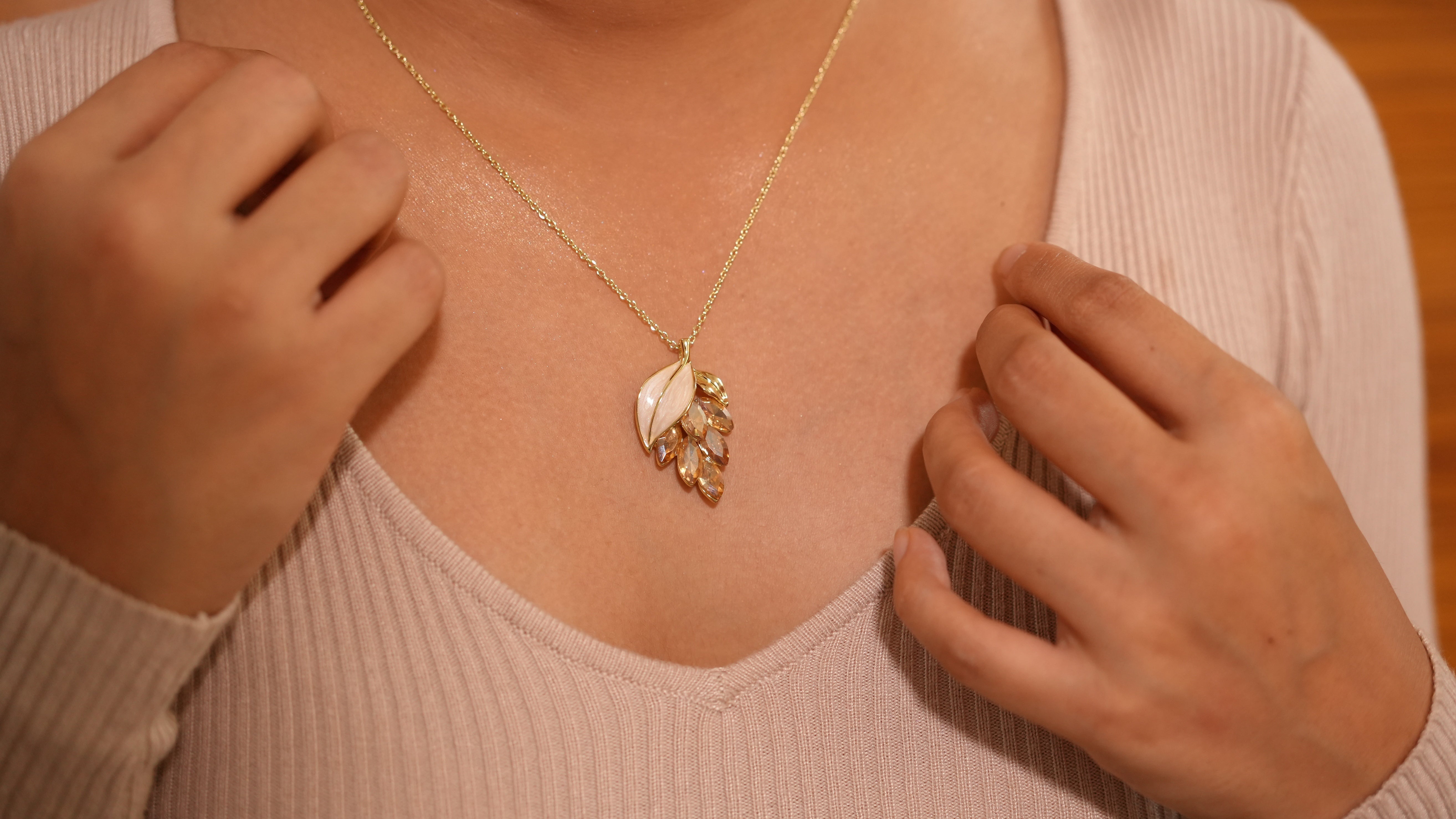 Golden Grapes Necklace