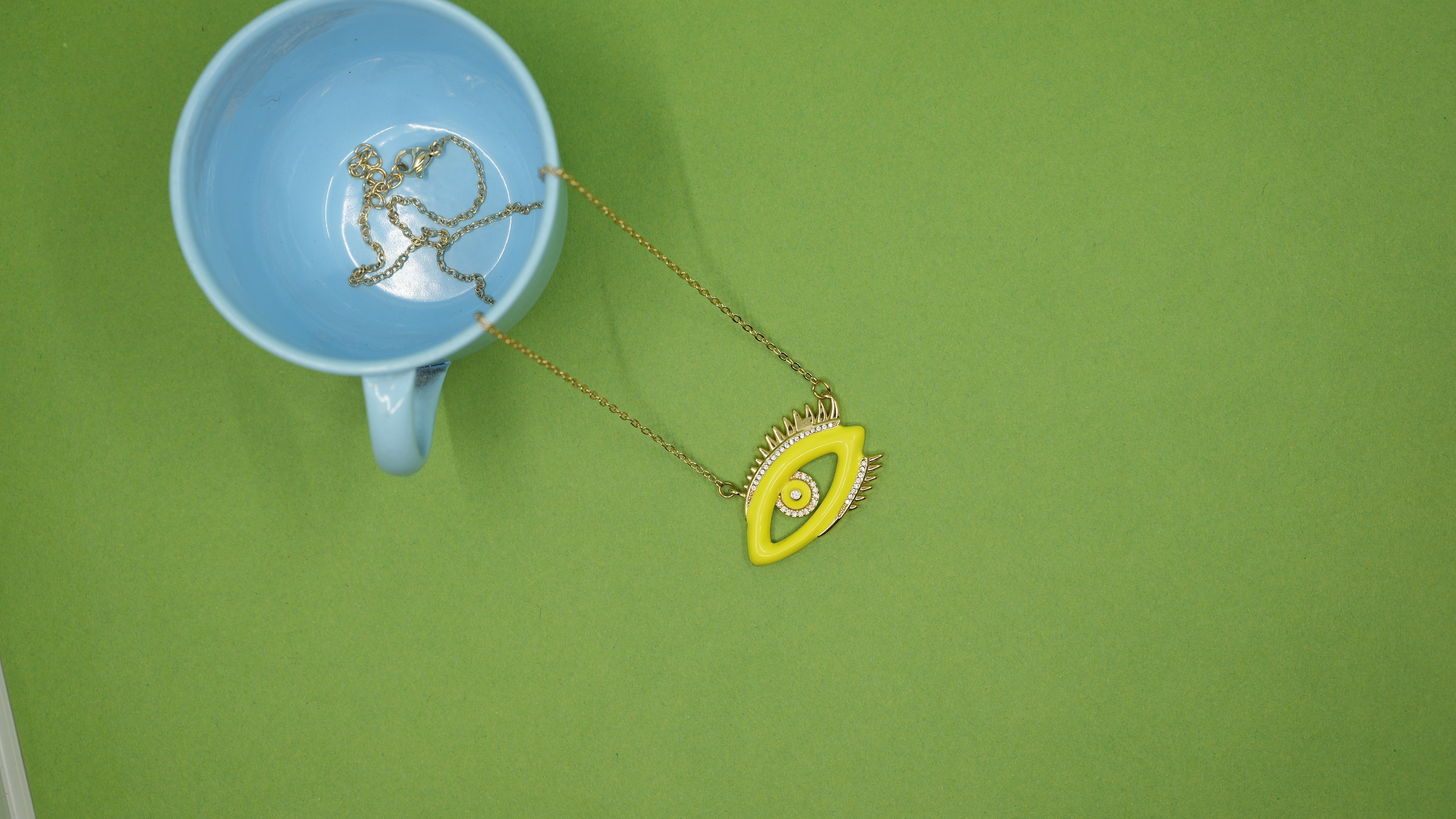 Nazar No More Necklace Yellow