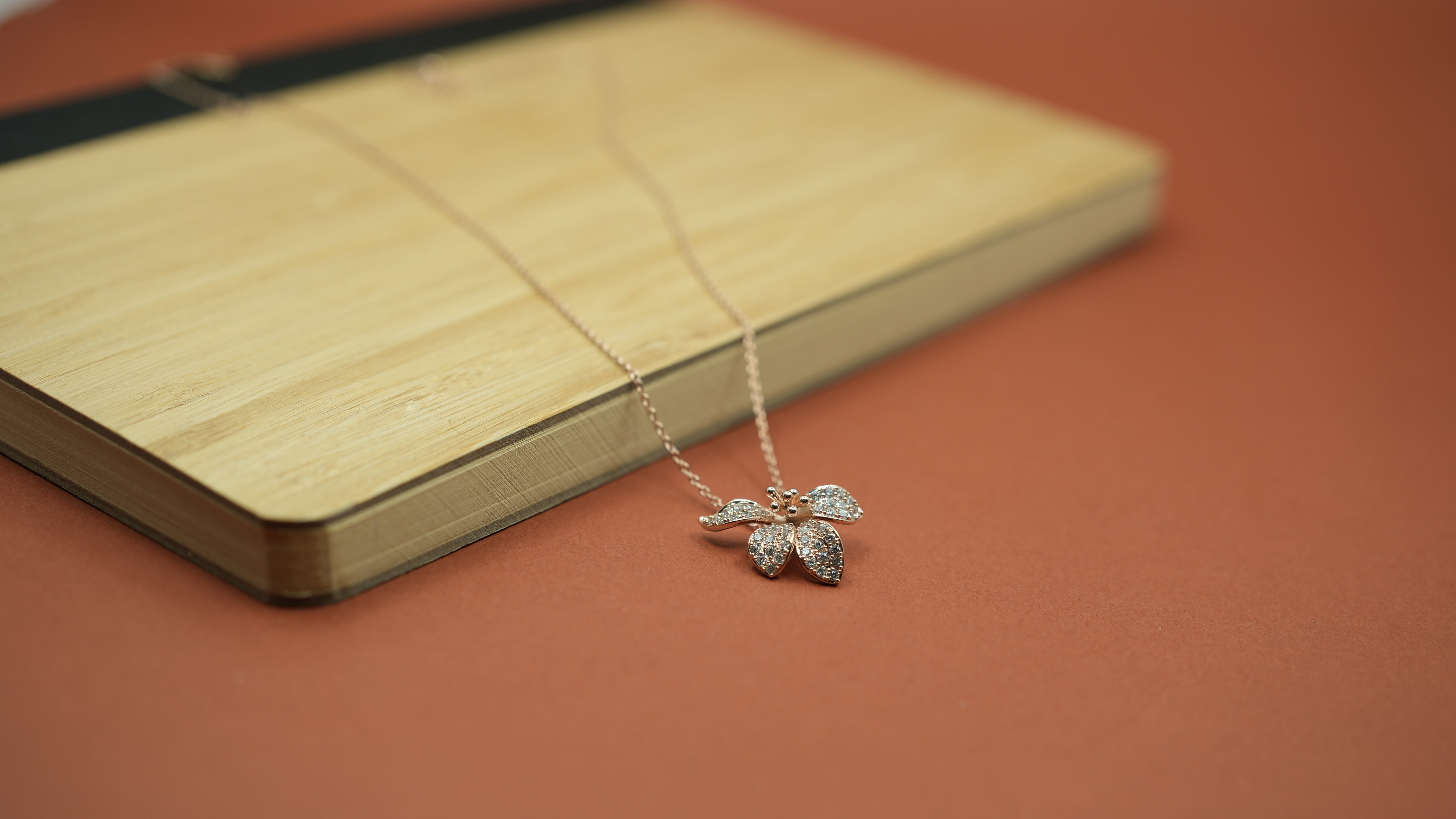 Buzz Bloom Necklace Rosegold