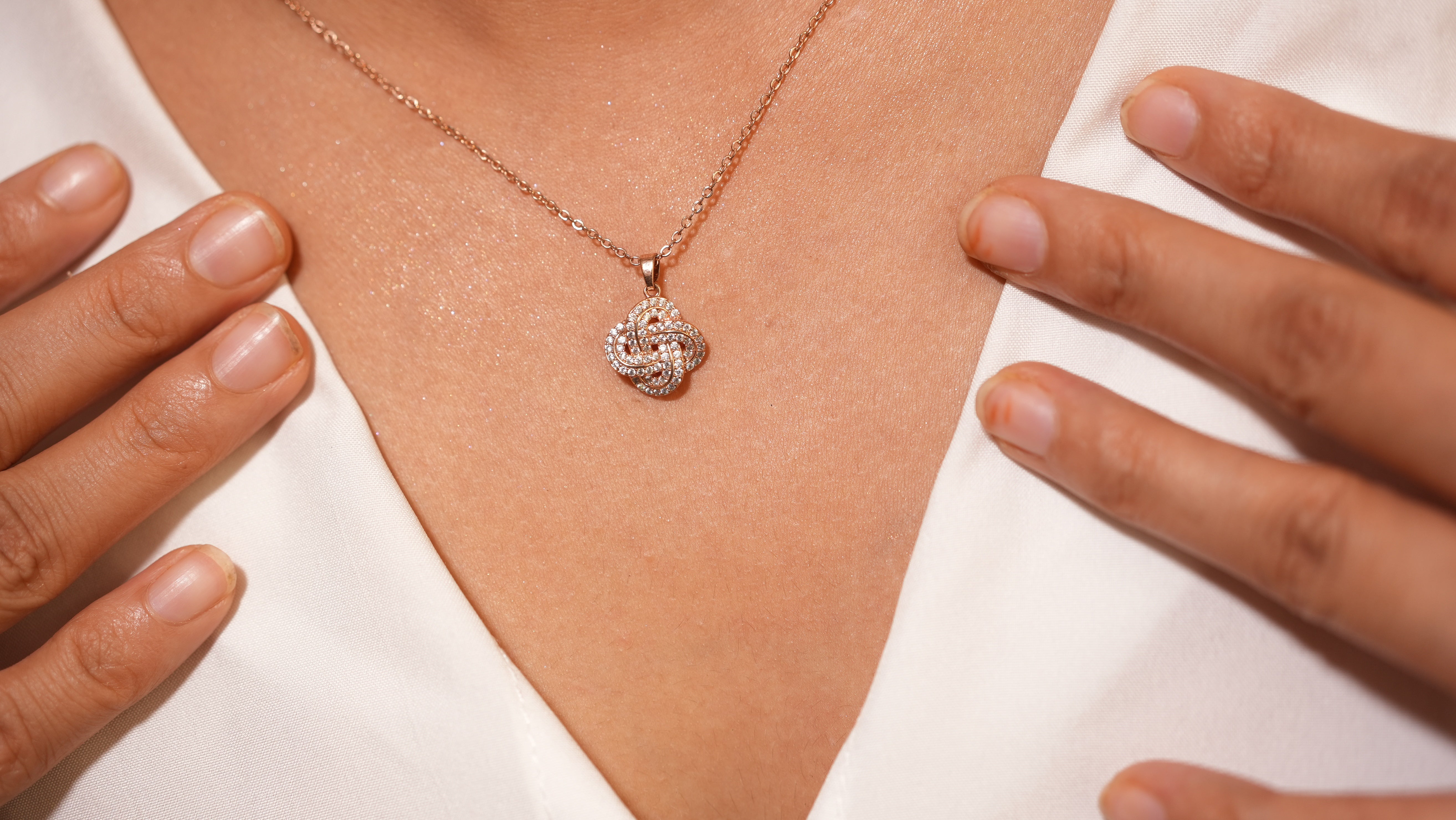 Textured Sphere Necklace