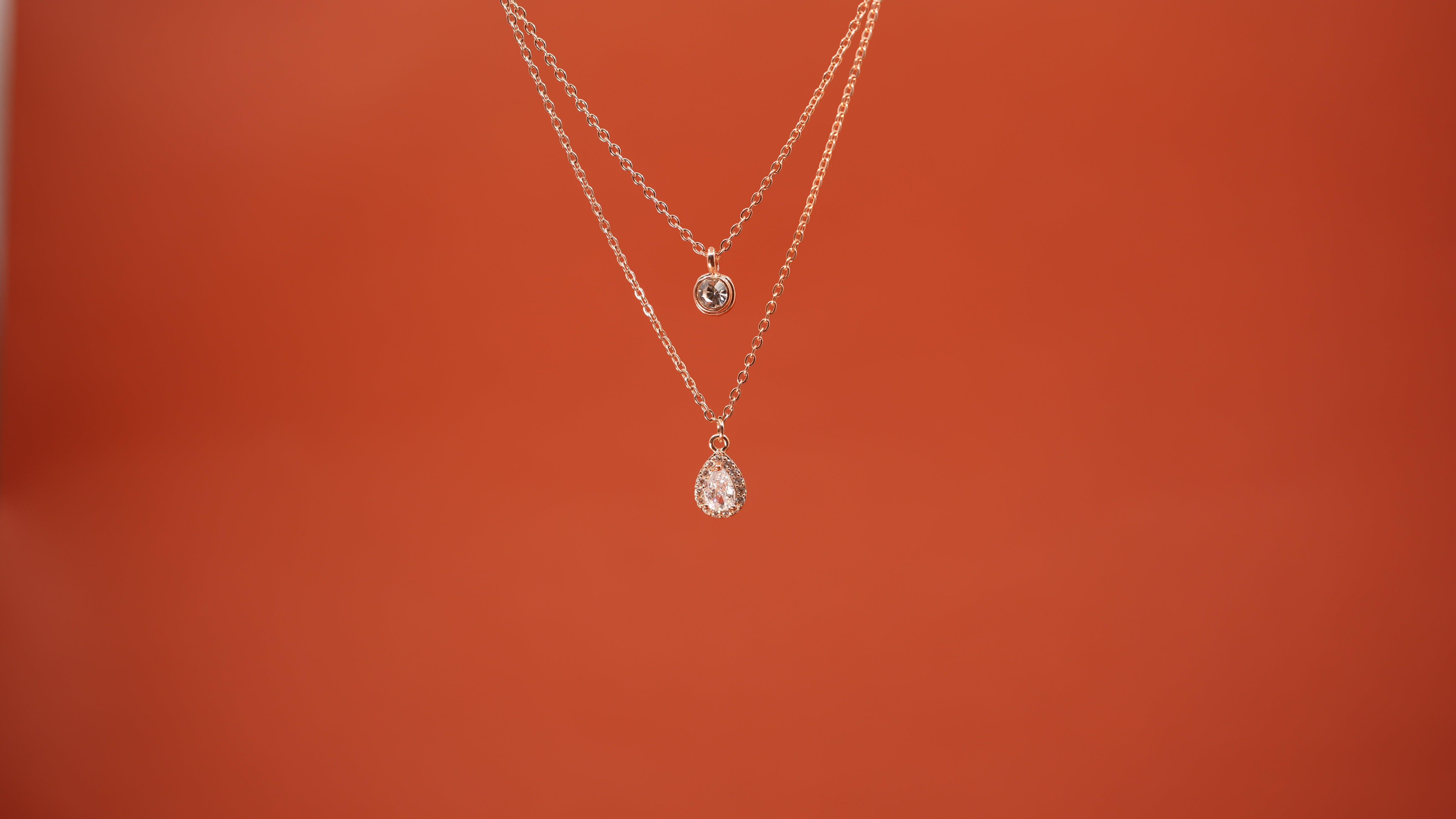 Drop Stack Layered Necklace