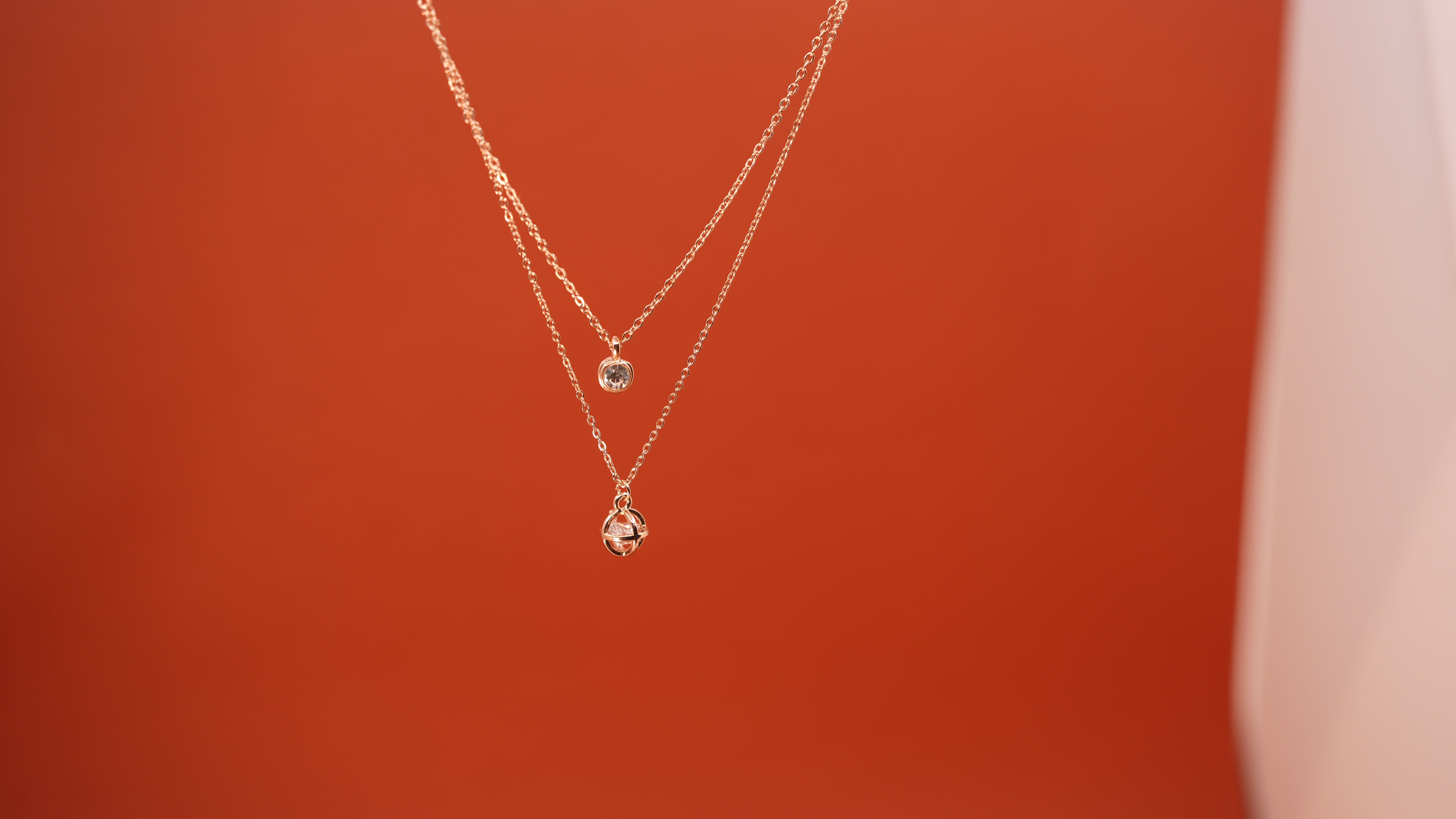 Echo Gem Layered Necklace