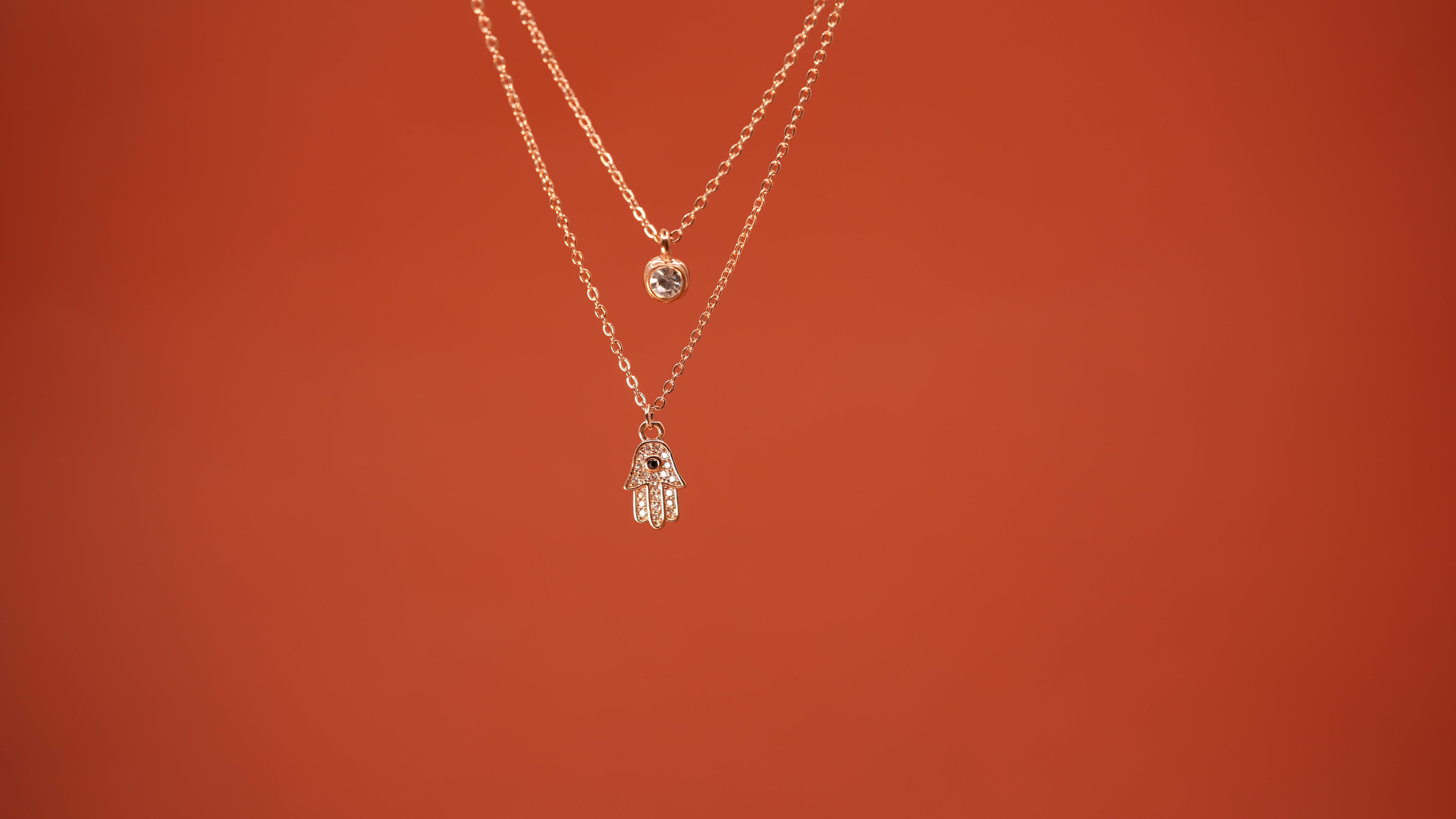 Glow and Guardian Layered Necklace