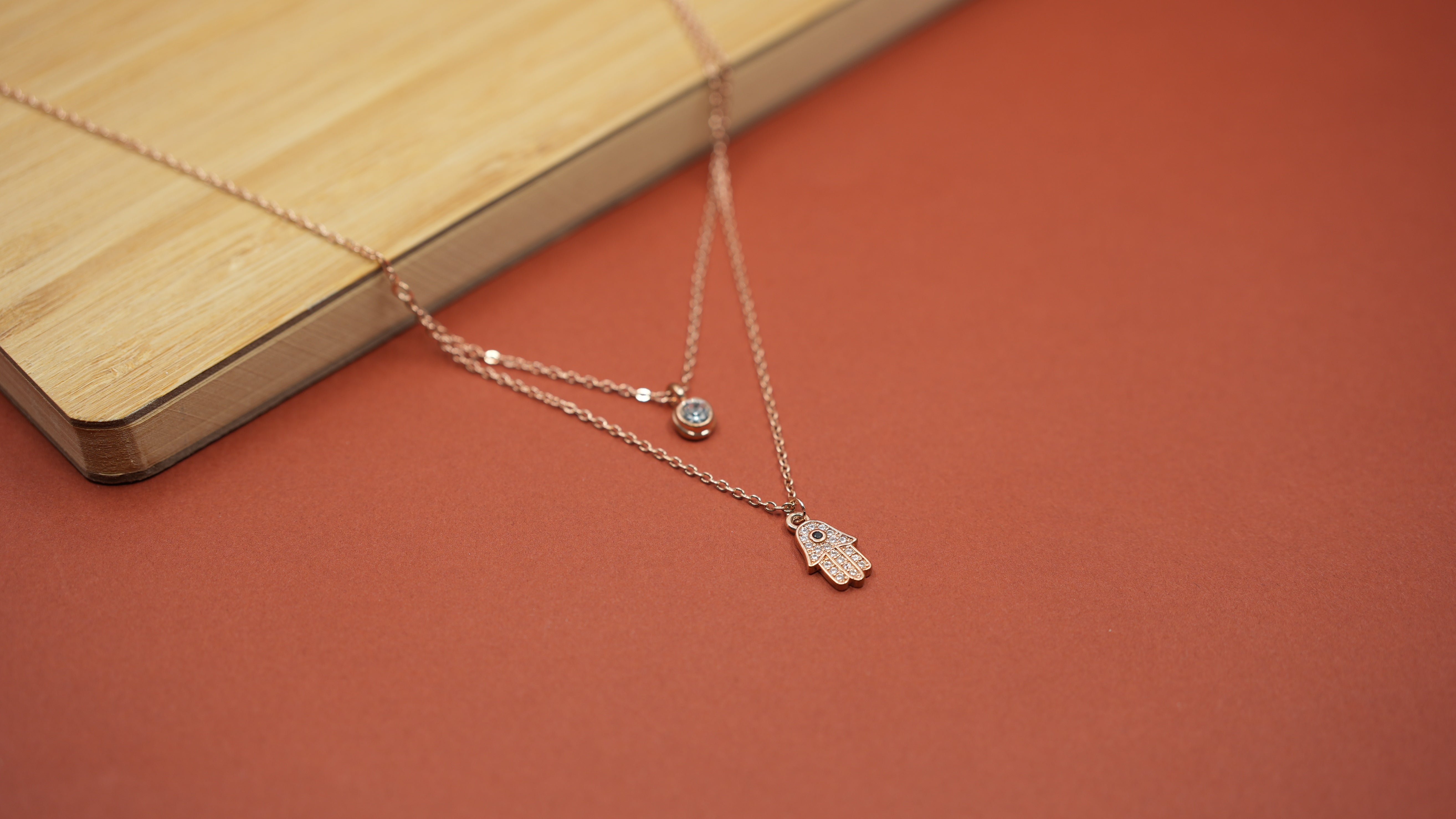 Glow and Guardian Layered Necklace