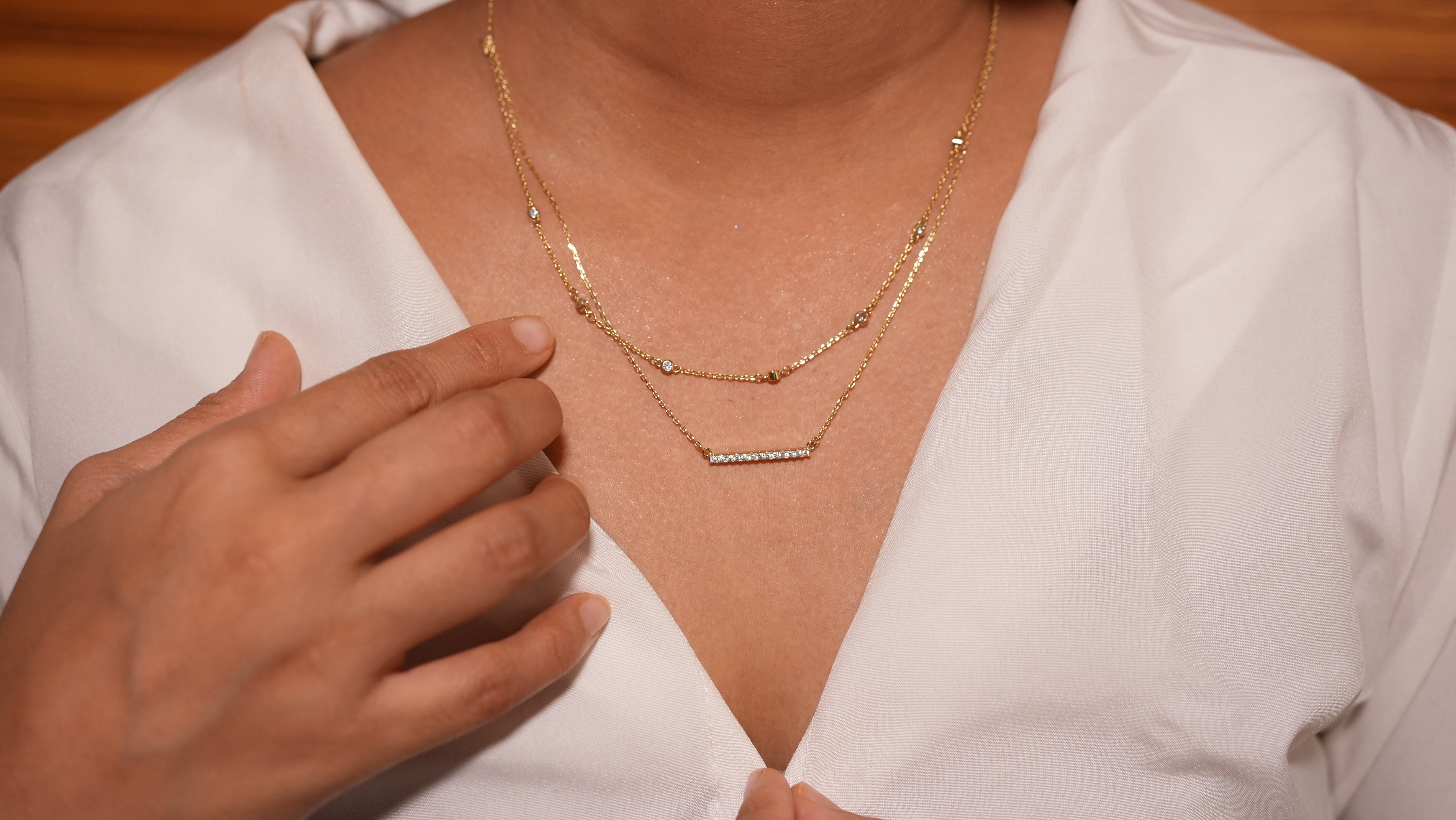 Willow Stone Layered Necklace