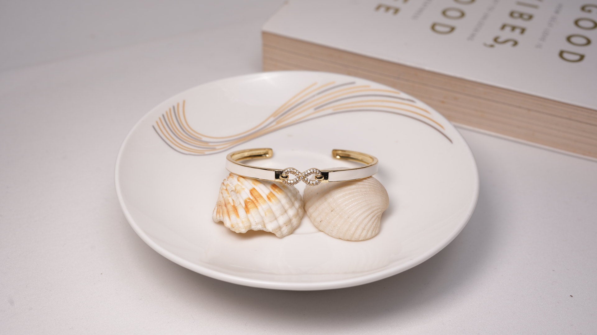 Ivory infinity bracelet