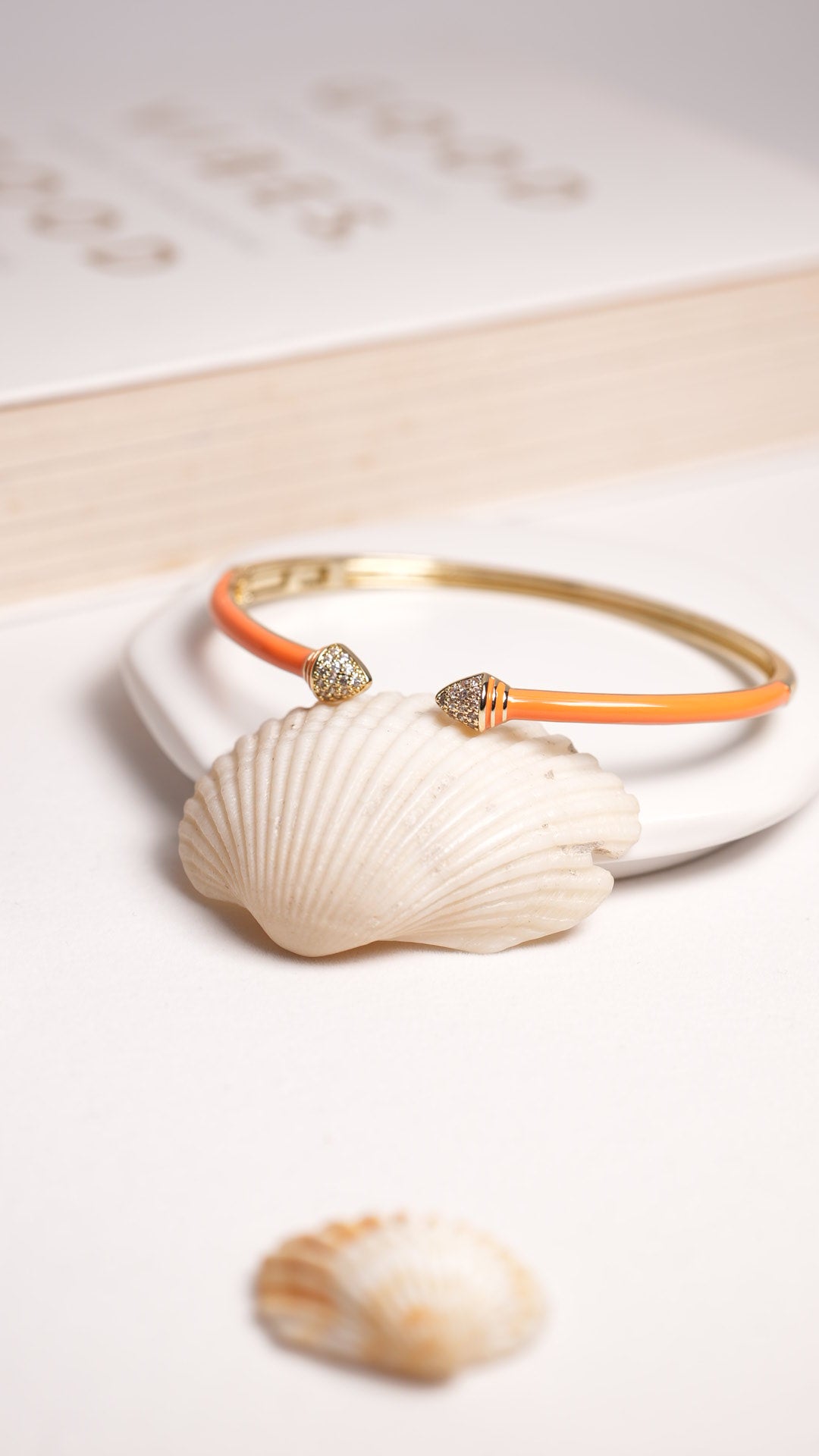 Coral spike bracelet