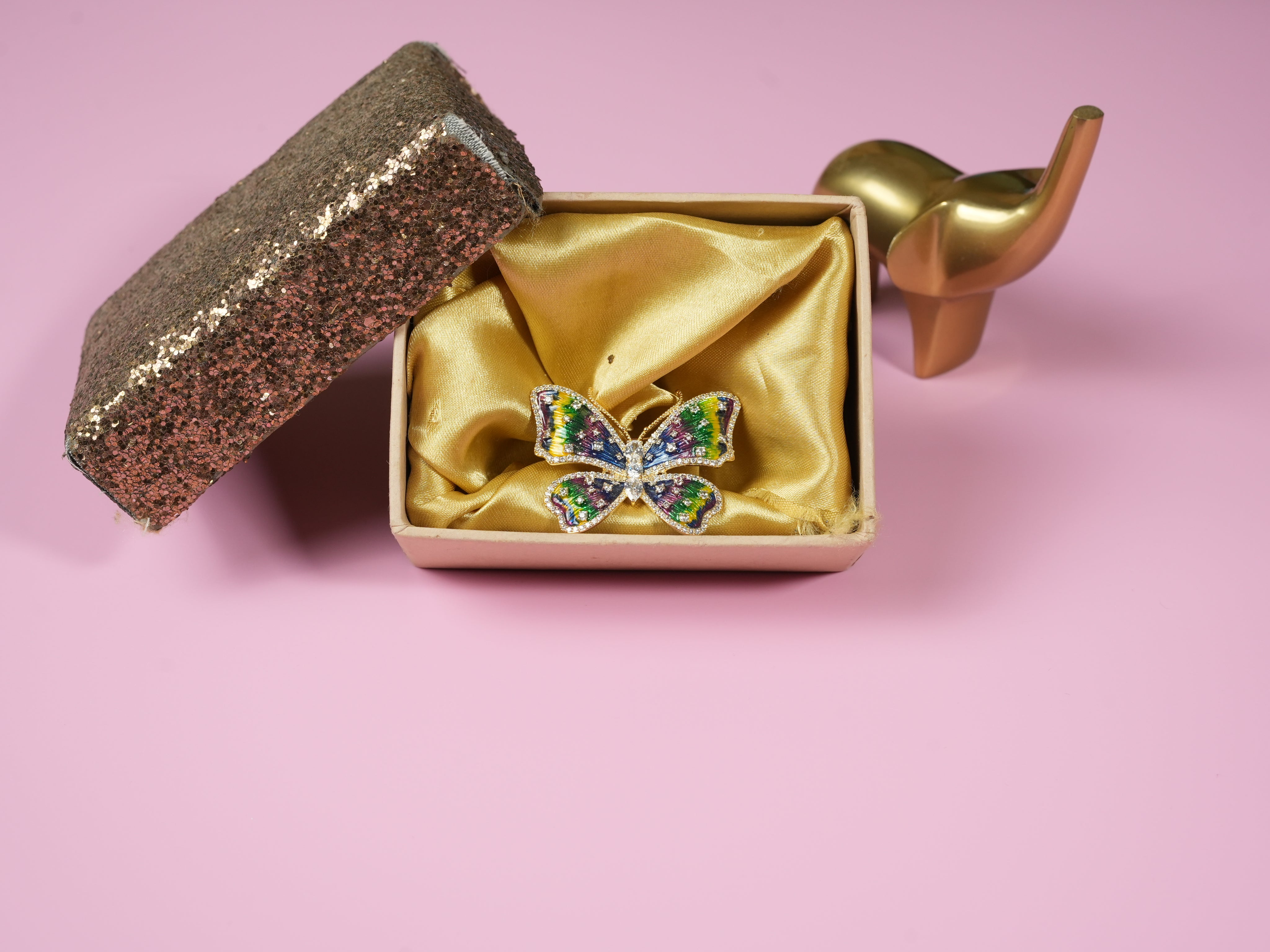 Butterfly Multicolour Brooch